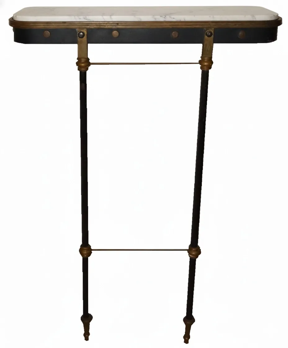 优雅腿部的艺术装饰风格古董控制台桌