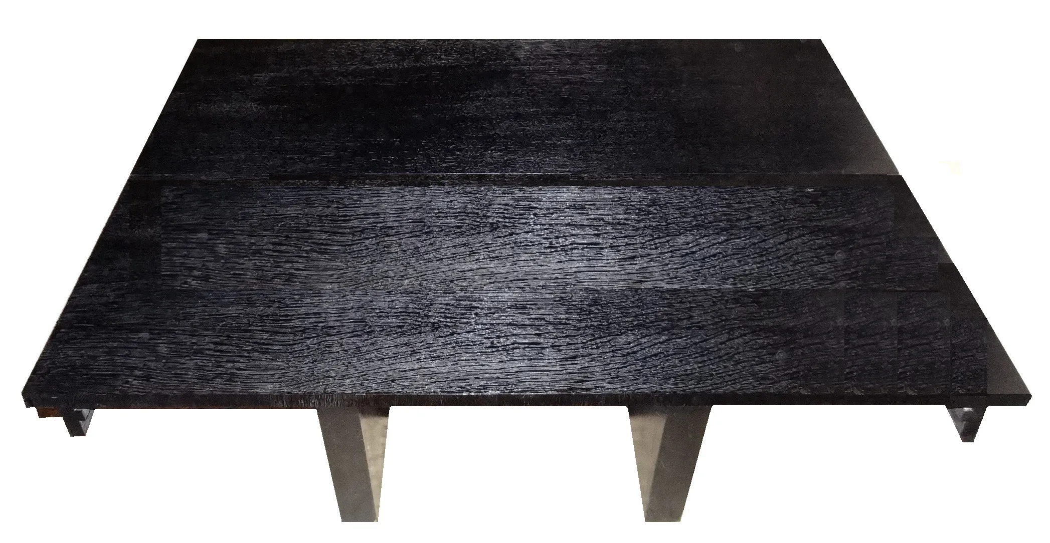 consola antiga preta com um belo design