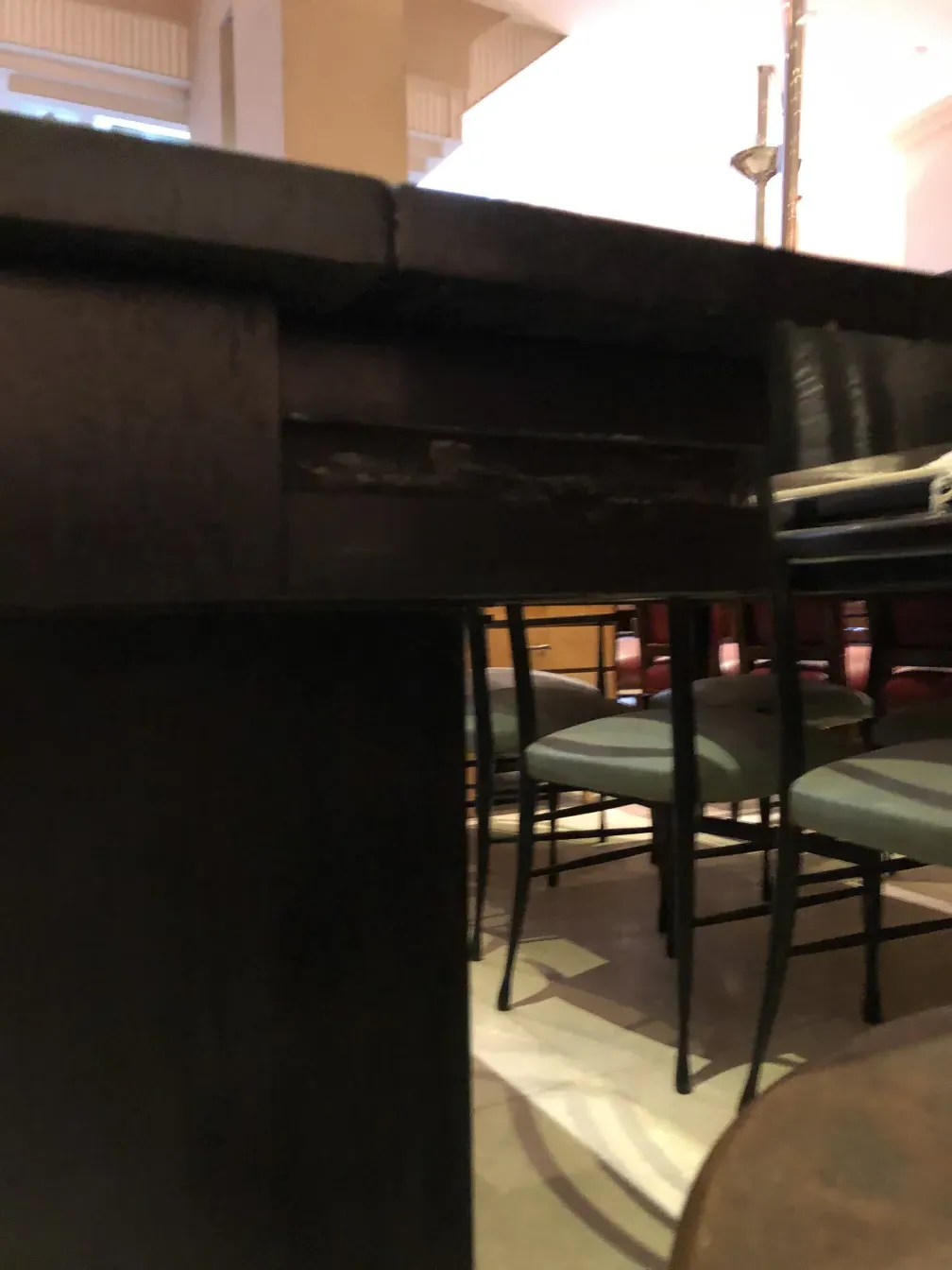 antique console table with elegant design and cozy ambiance