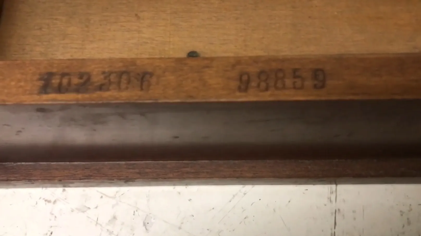 Antique table with André Arbus details in a classic setting