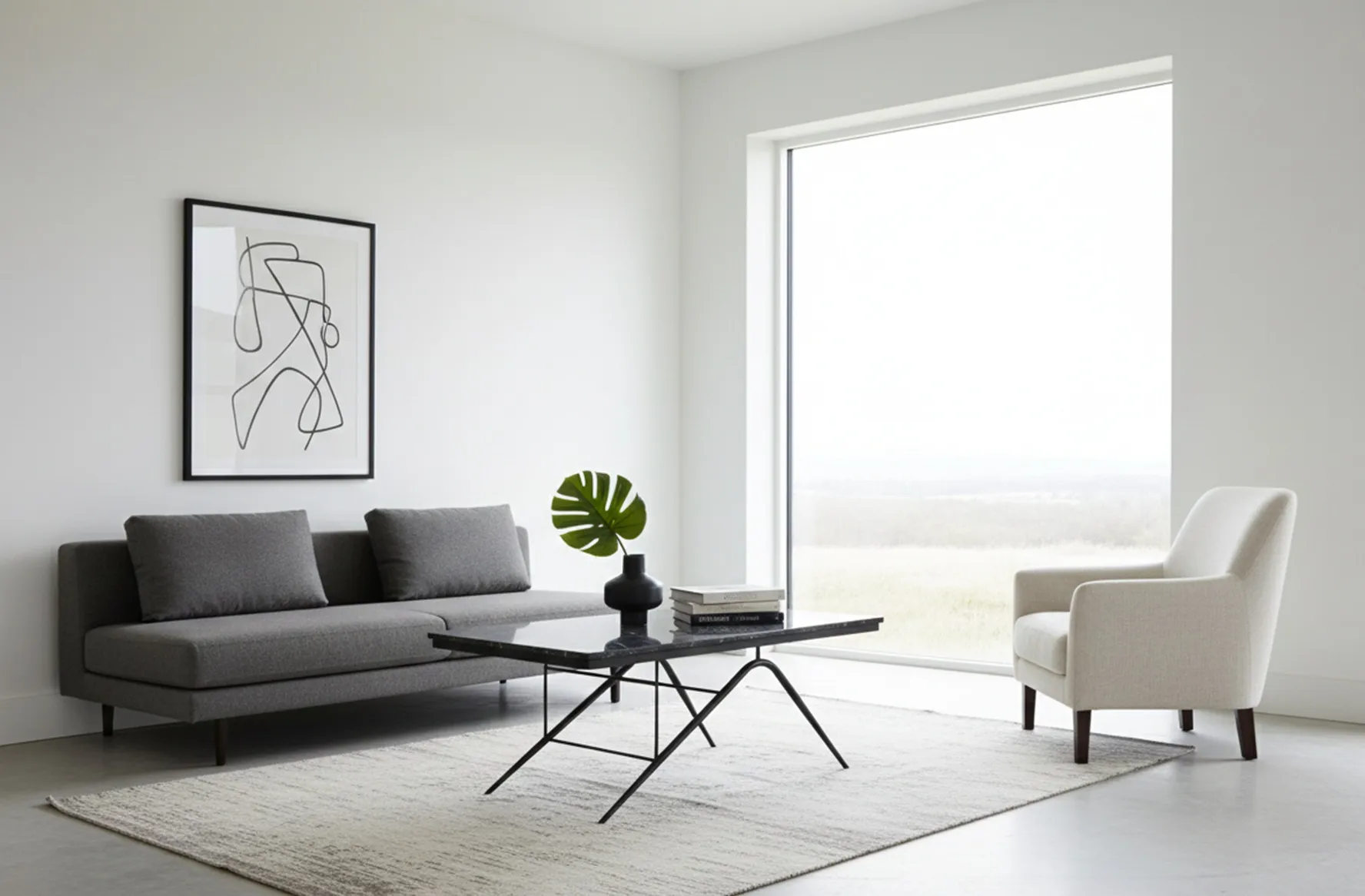 식물이 있는 장식용 고전 정원 테이블