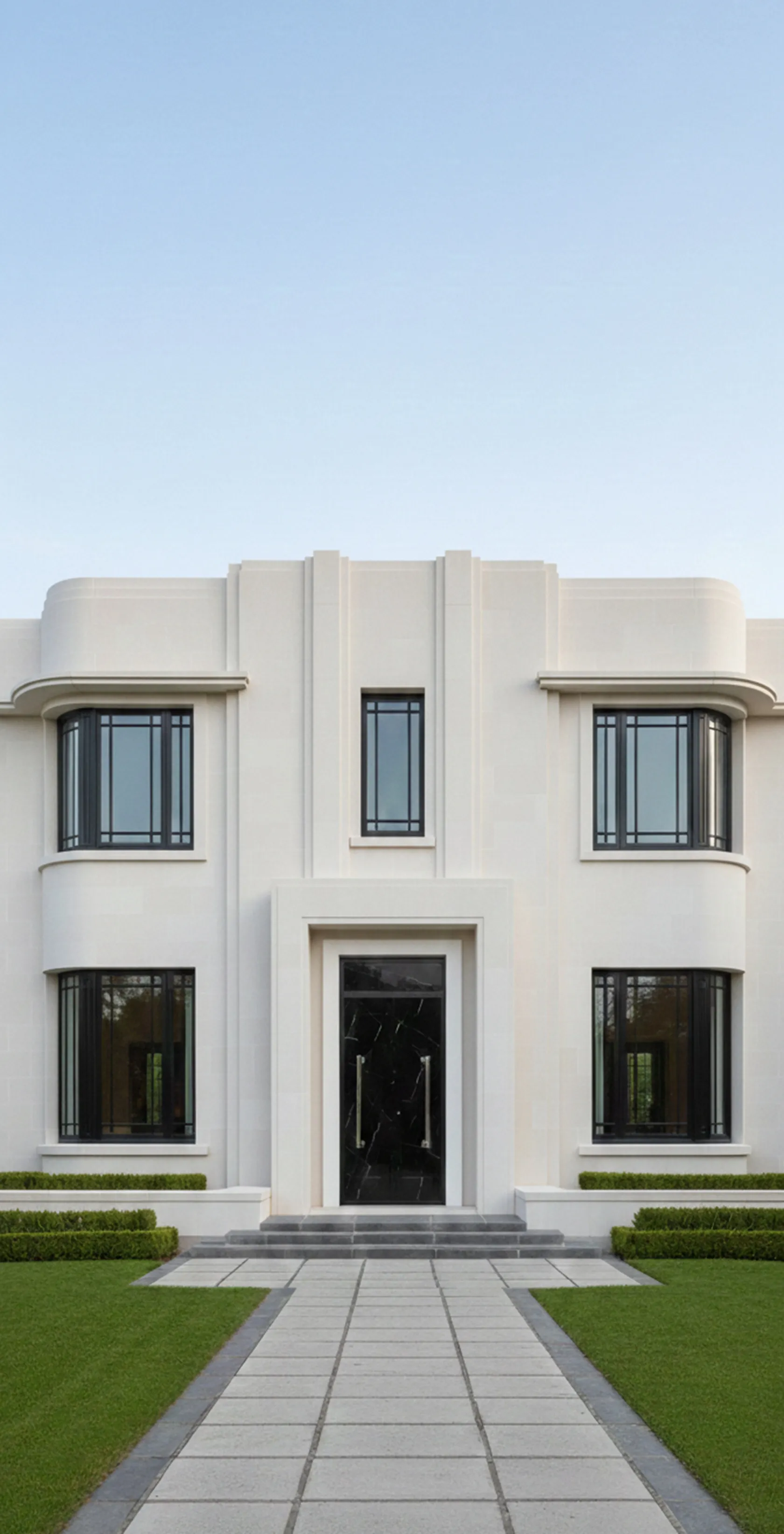 مقابض الأبواب القديمة في بيئة كلاسيكية