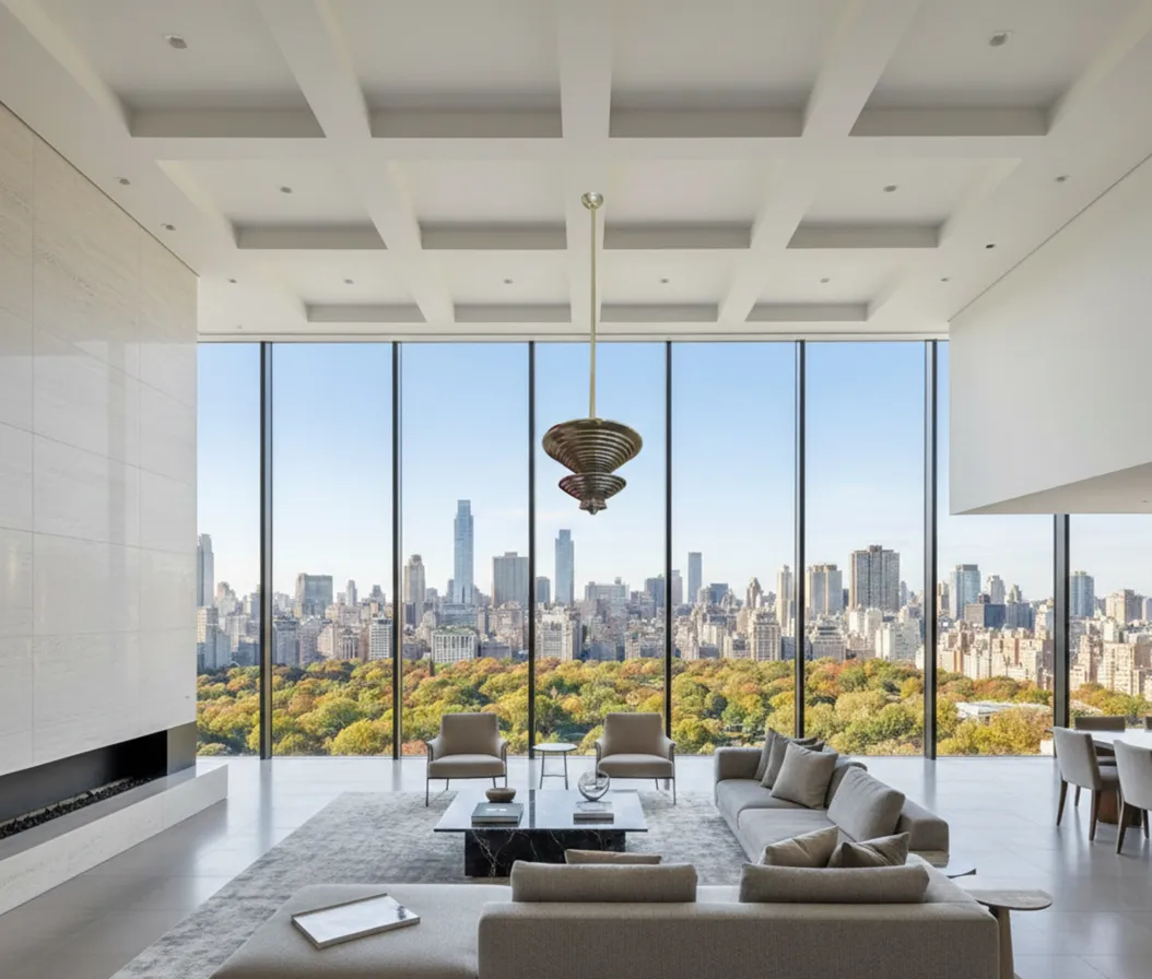 古董吊灯在现代环境中，优雅的形状