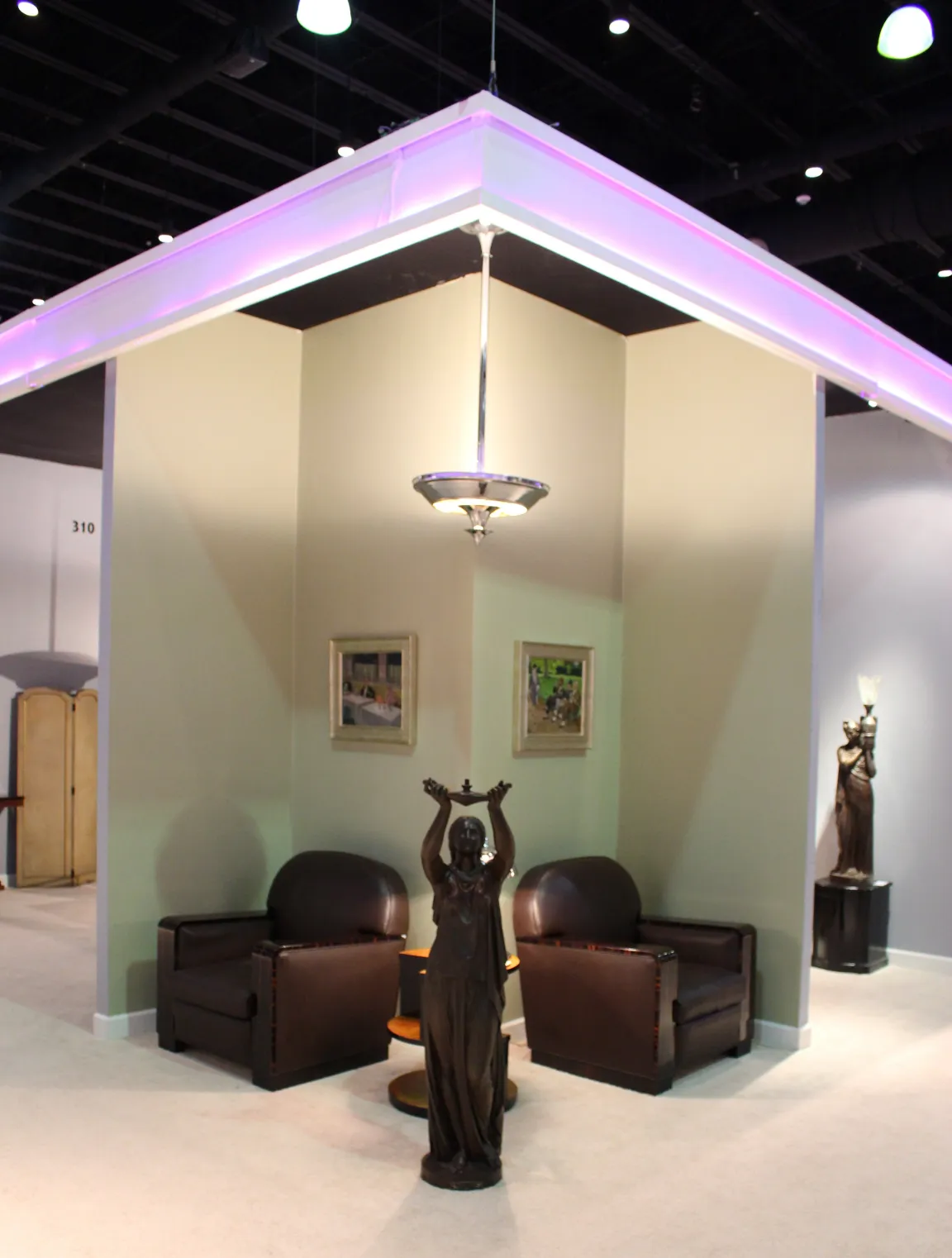 Antique hanging lamps with elegant design, illuminating a cozy setting.