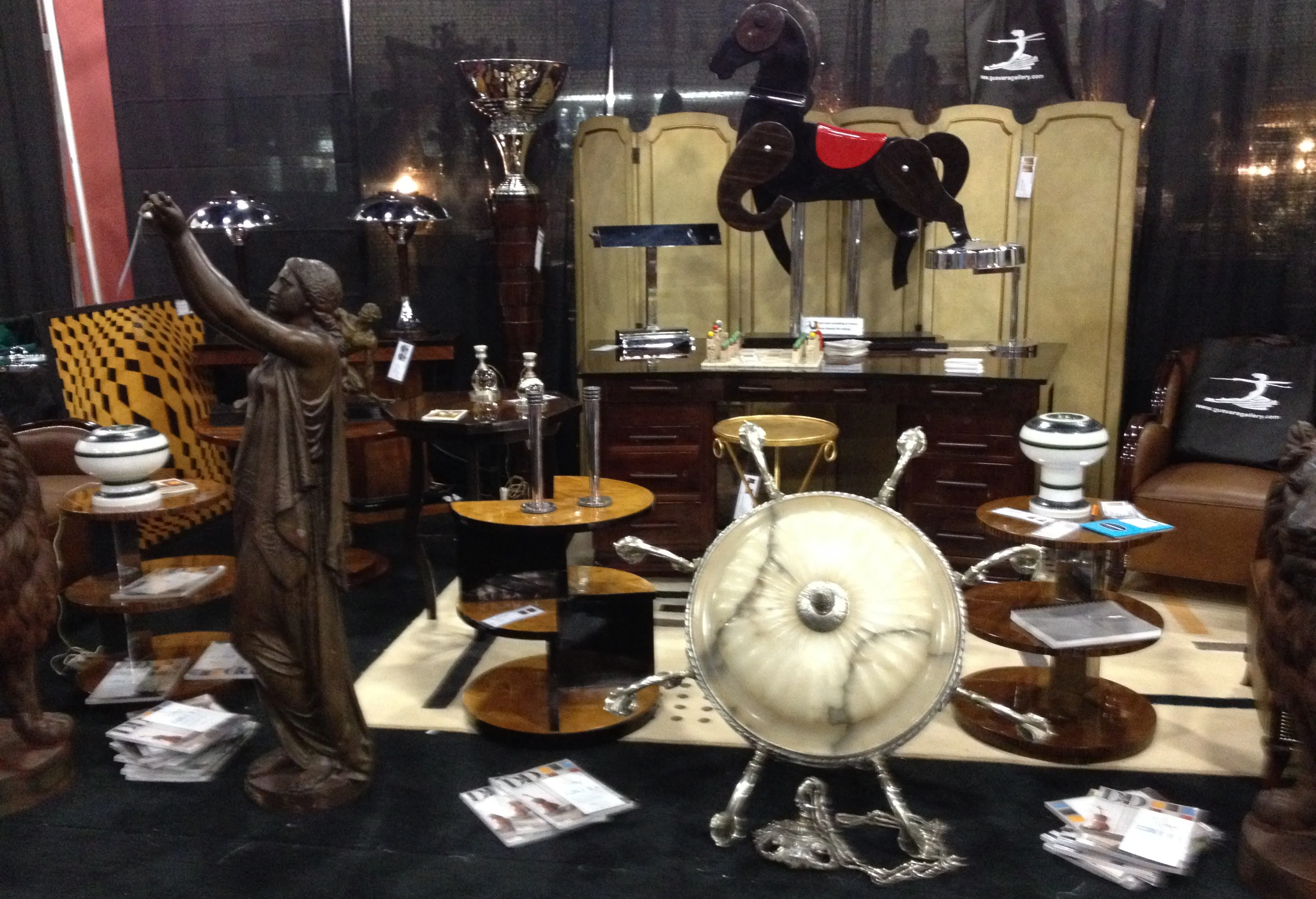 decorative antique desk with classic style elements