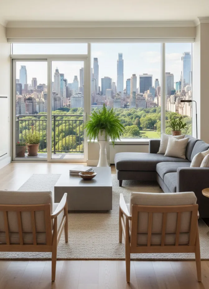 艺术风格古董花盆与绿色植物