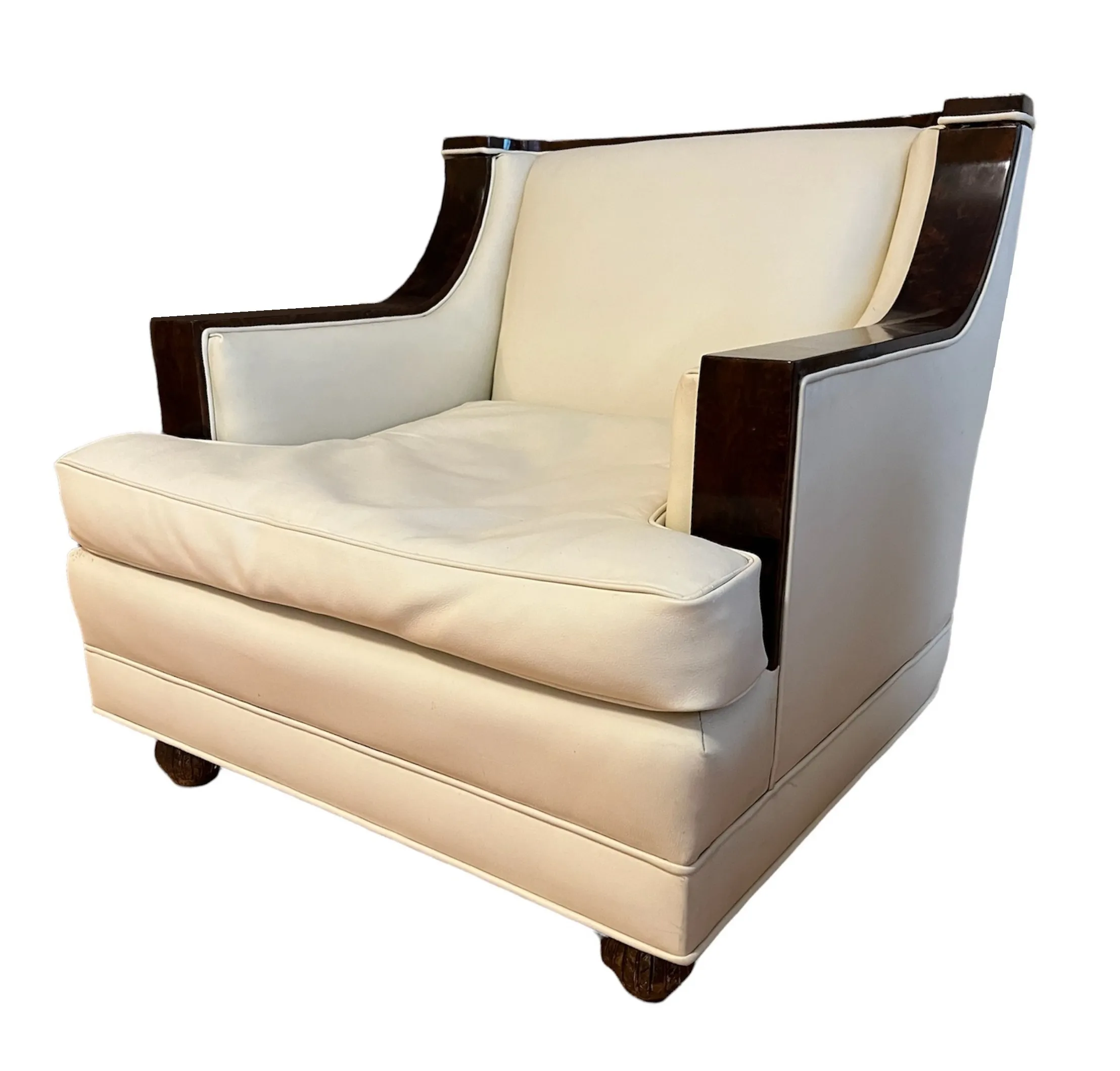 Antique armchairs with elegant design and classic style in a cozy setting