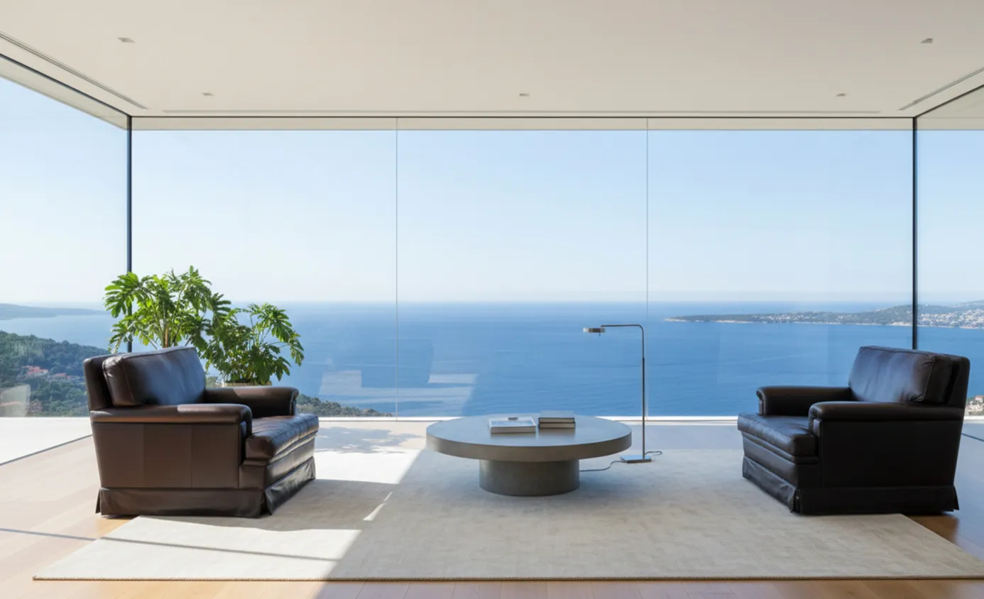 Due poltrone antiche da restaurare con vista mare