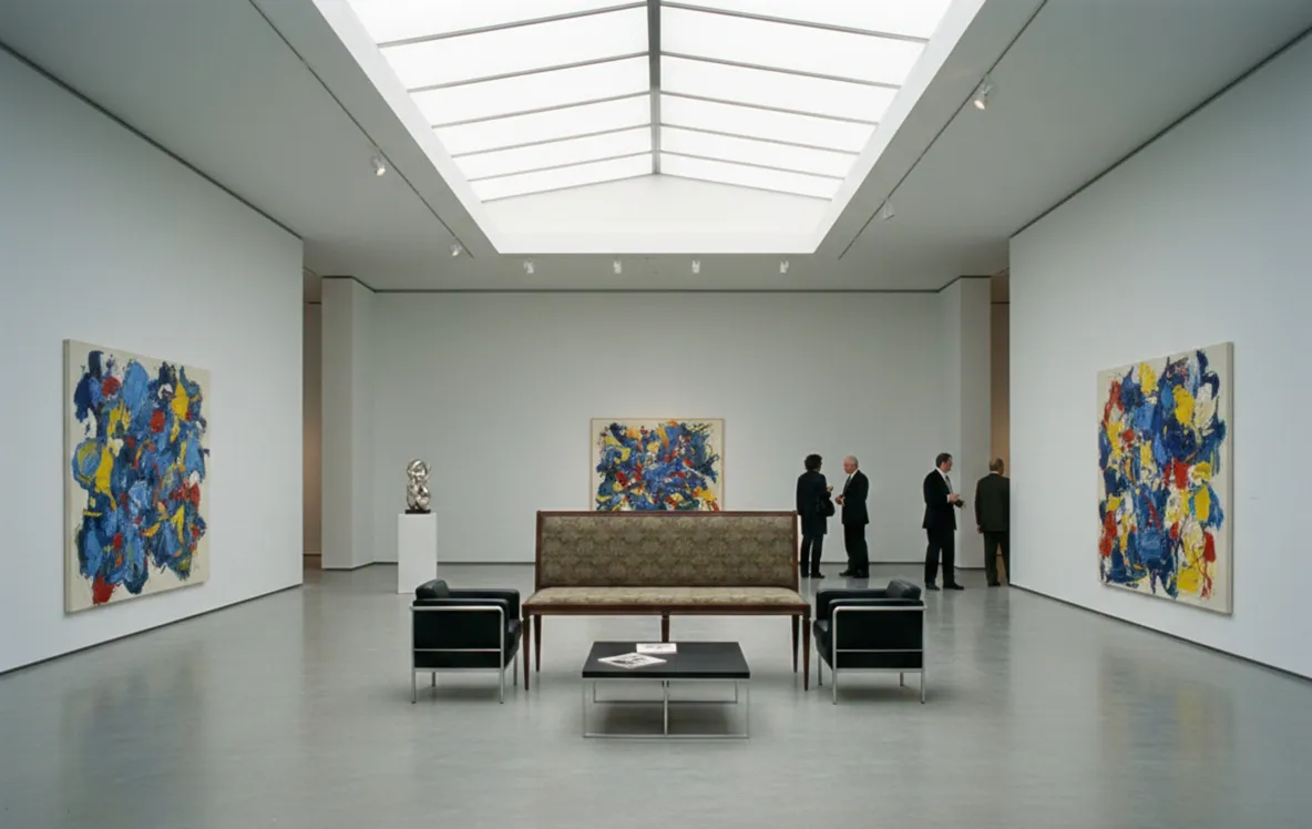 sgabello antico in un'atmosfera artistica.