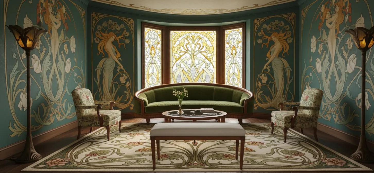 antique elegant seating in a classic room setting