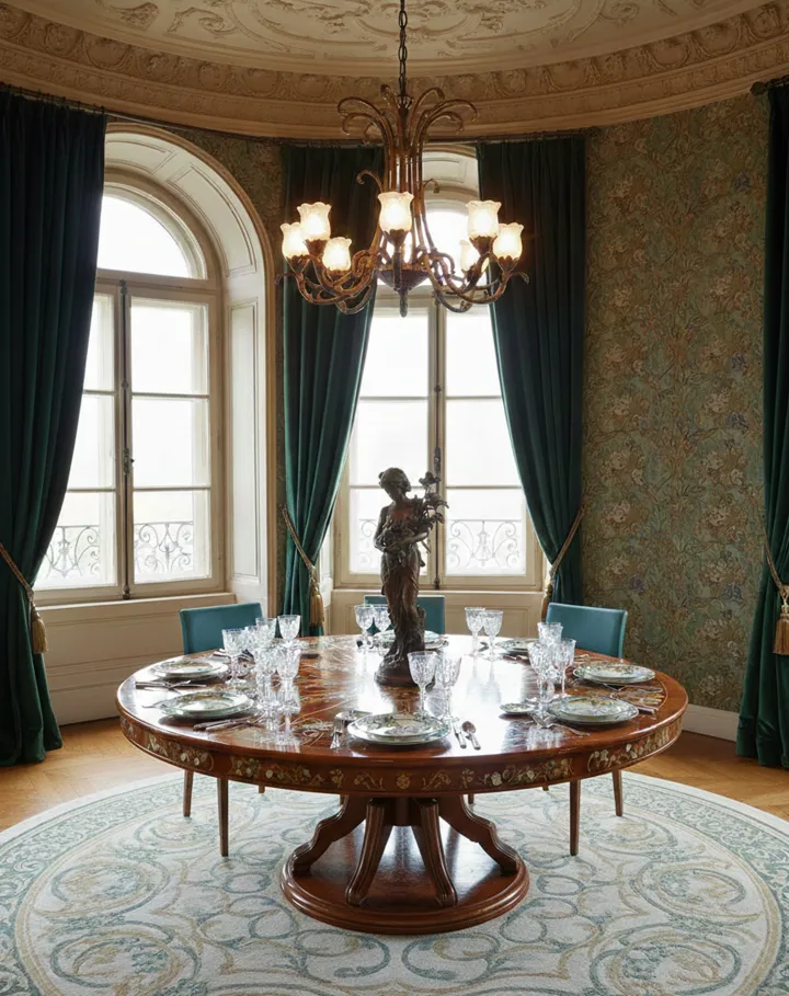 Ensemble de 6 chaises antiques prêtes à restaurer, dans un cadre sophistiqué.