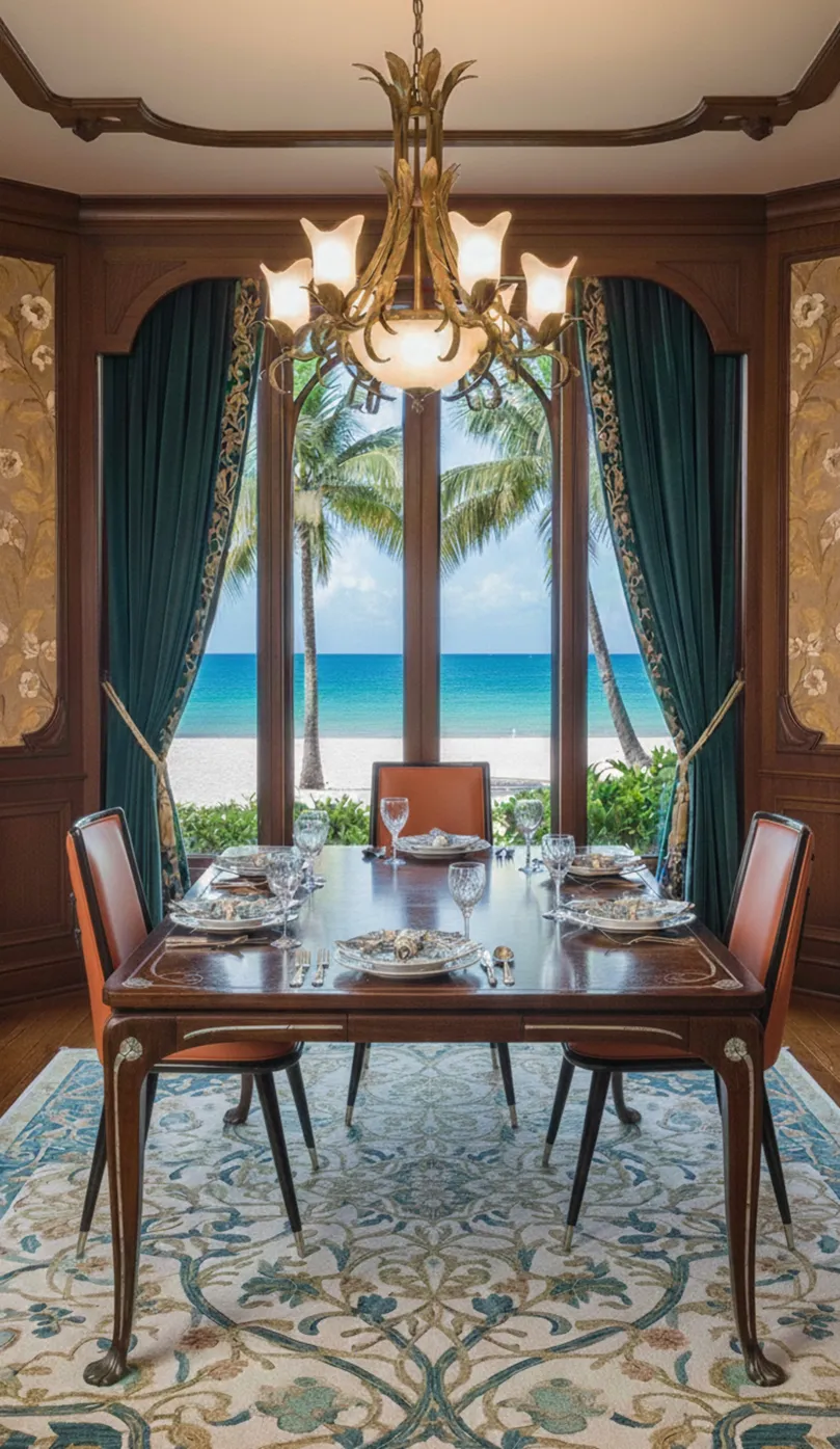 six chaises antiques à restaurer dans un cadre élégant avec vue sur la mer