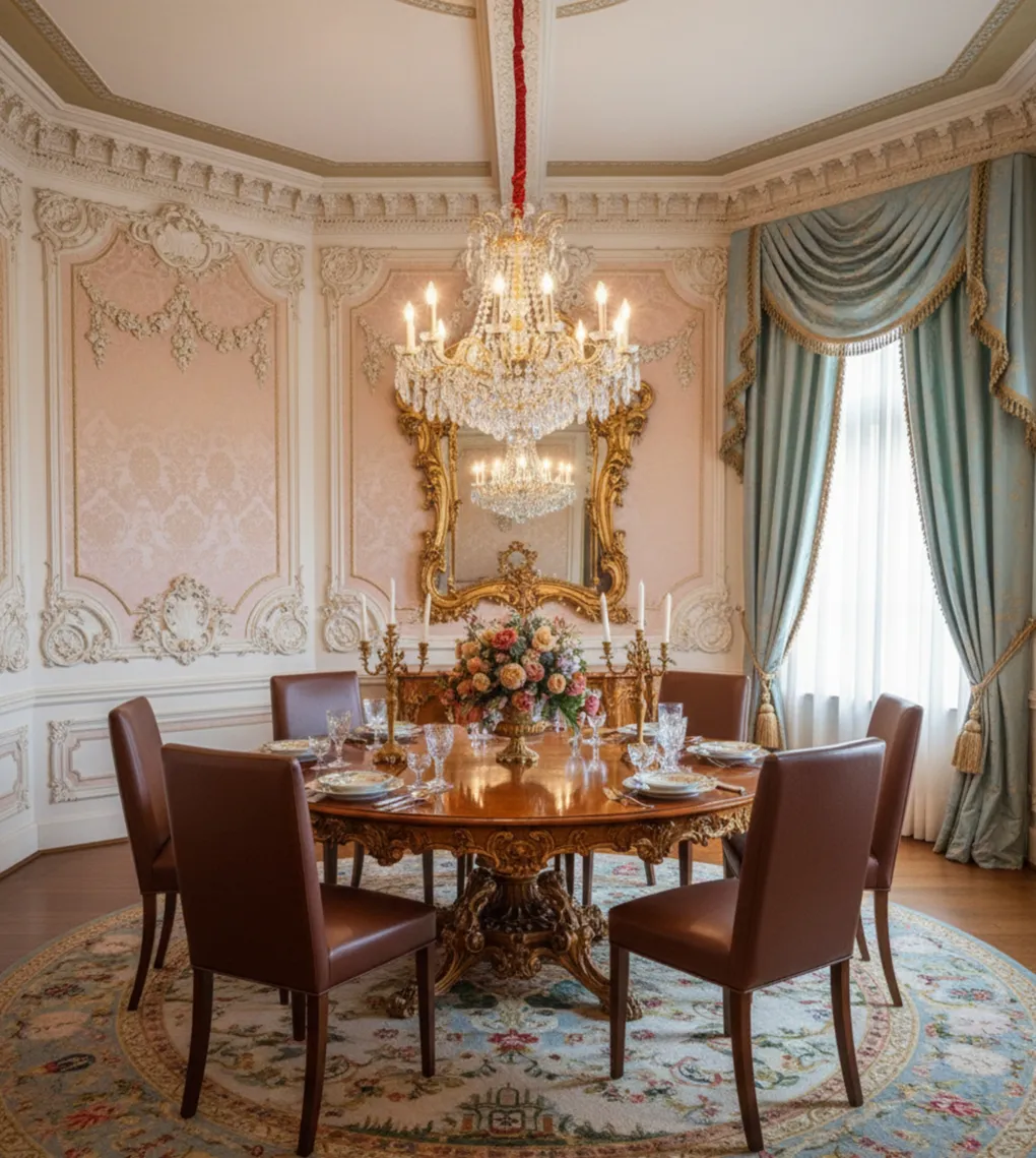 Huit chaises antiques à restaurer dans un cadre élégant