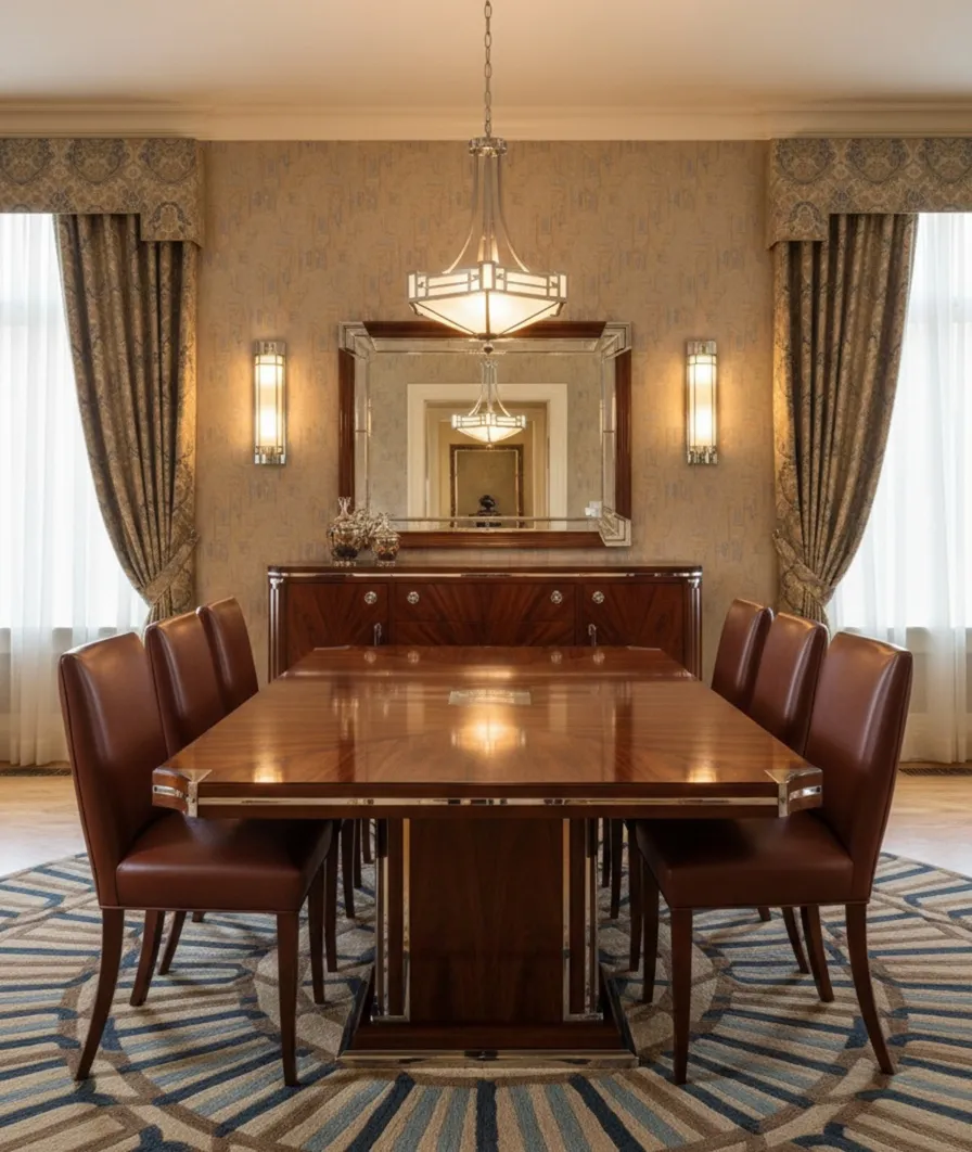 set aus 8 Stühlen zur Restaurierung in einem eleganten antiken Speisezimmer