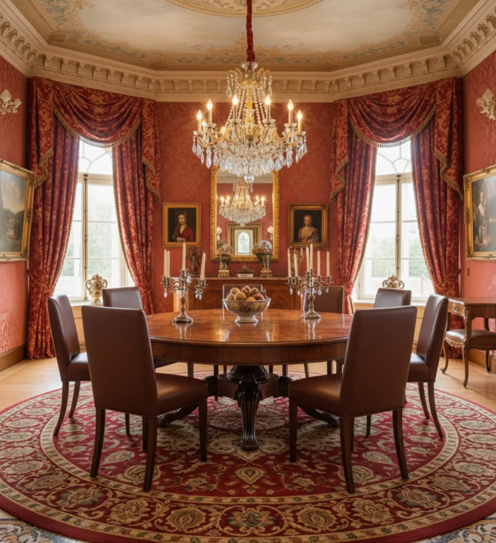 ocho sillas antiguas para restaurar en el comedor elegante