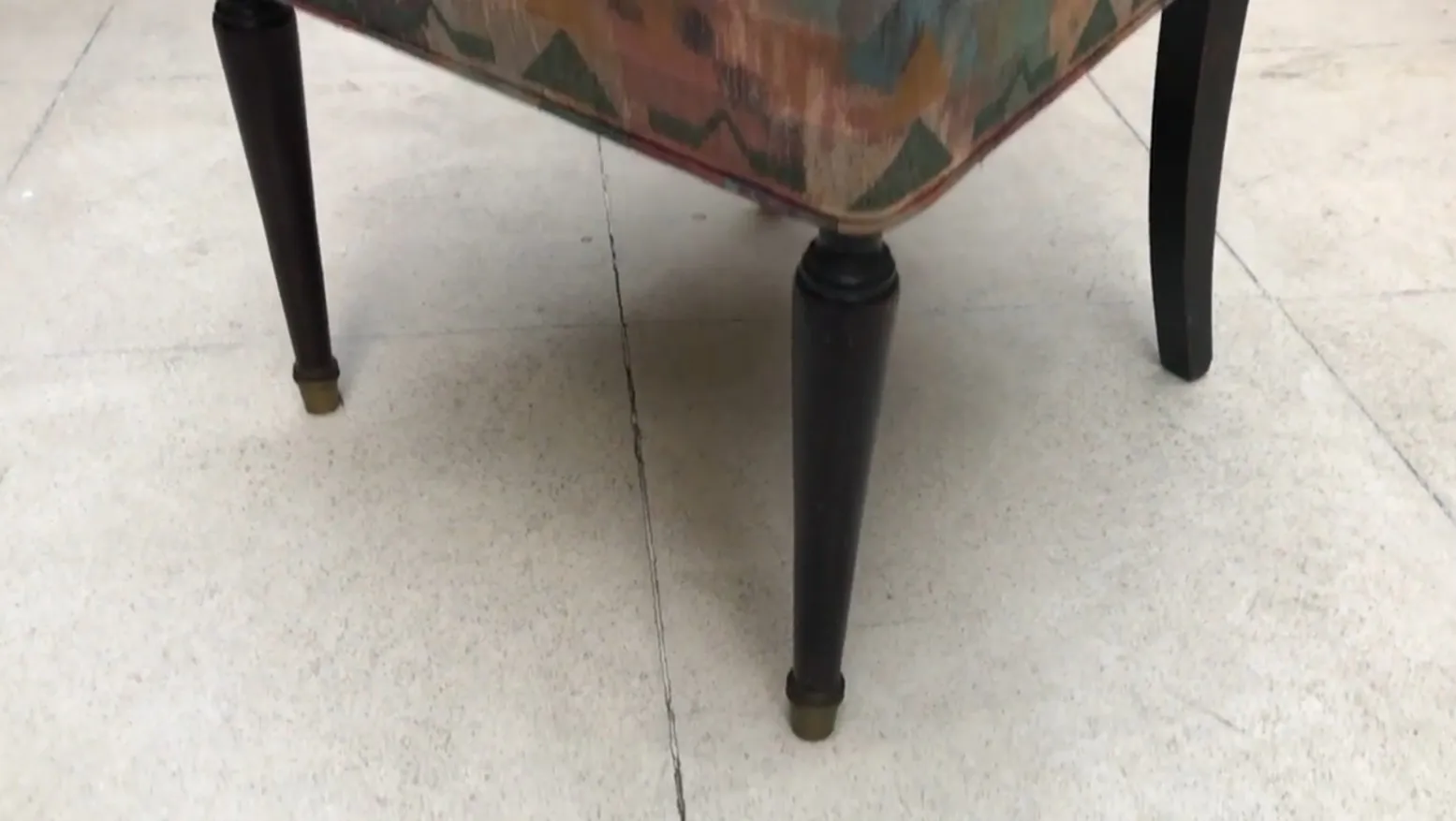 Eight antique chairs with charm, perfect for restoration in a cozy setting.