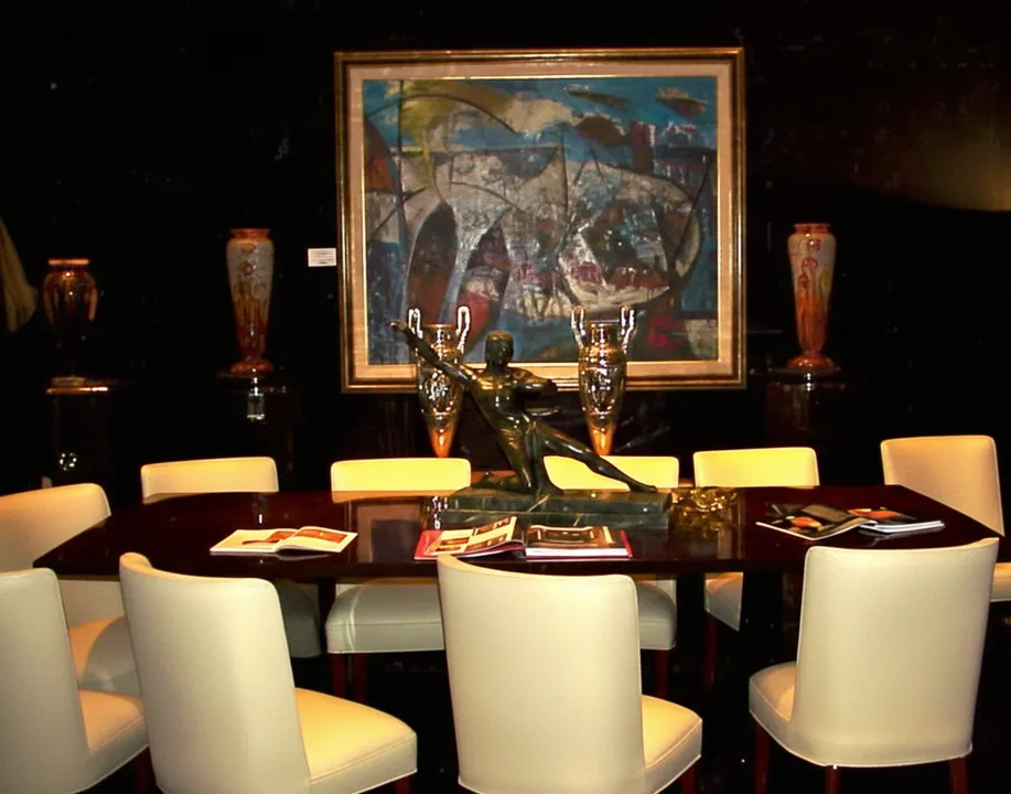 Set of antique chairs in an elegant environment