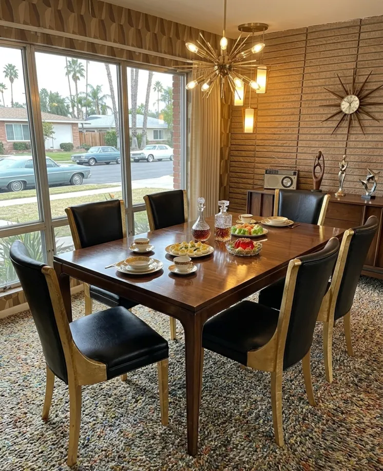 seis sillas antiguas para restaurar en un comedor