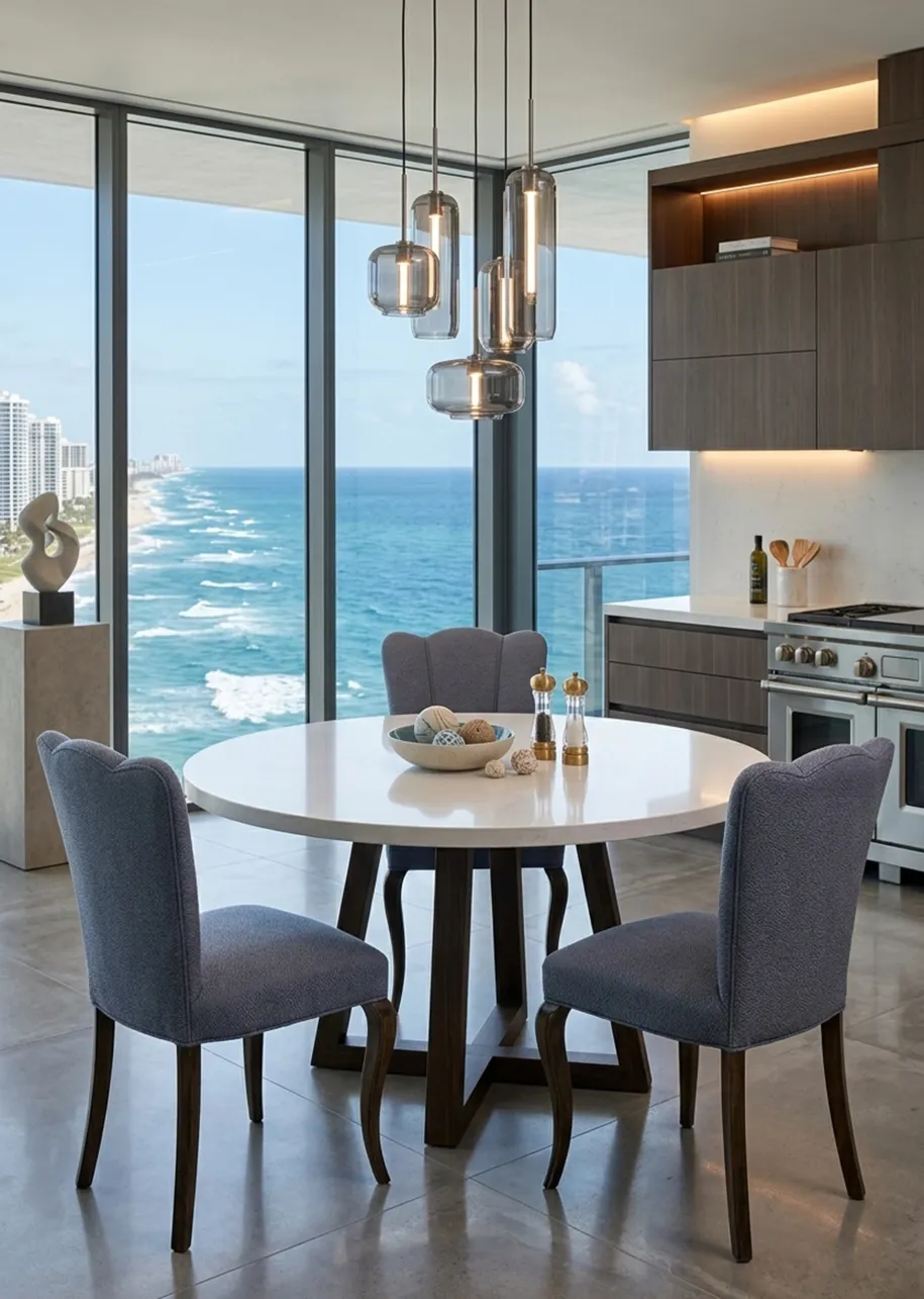 tre sedie antiche con design classico in un ambiente moderno