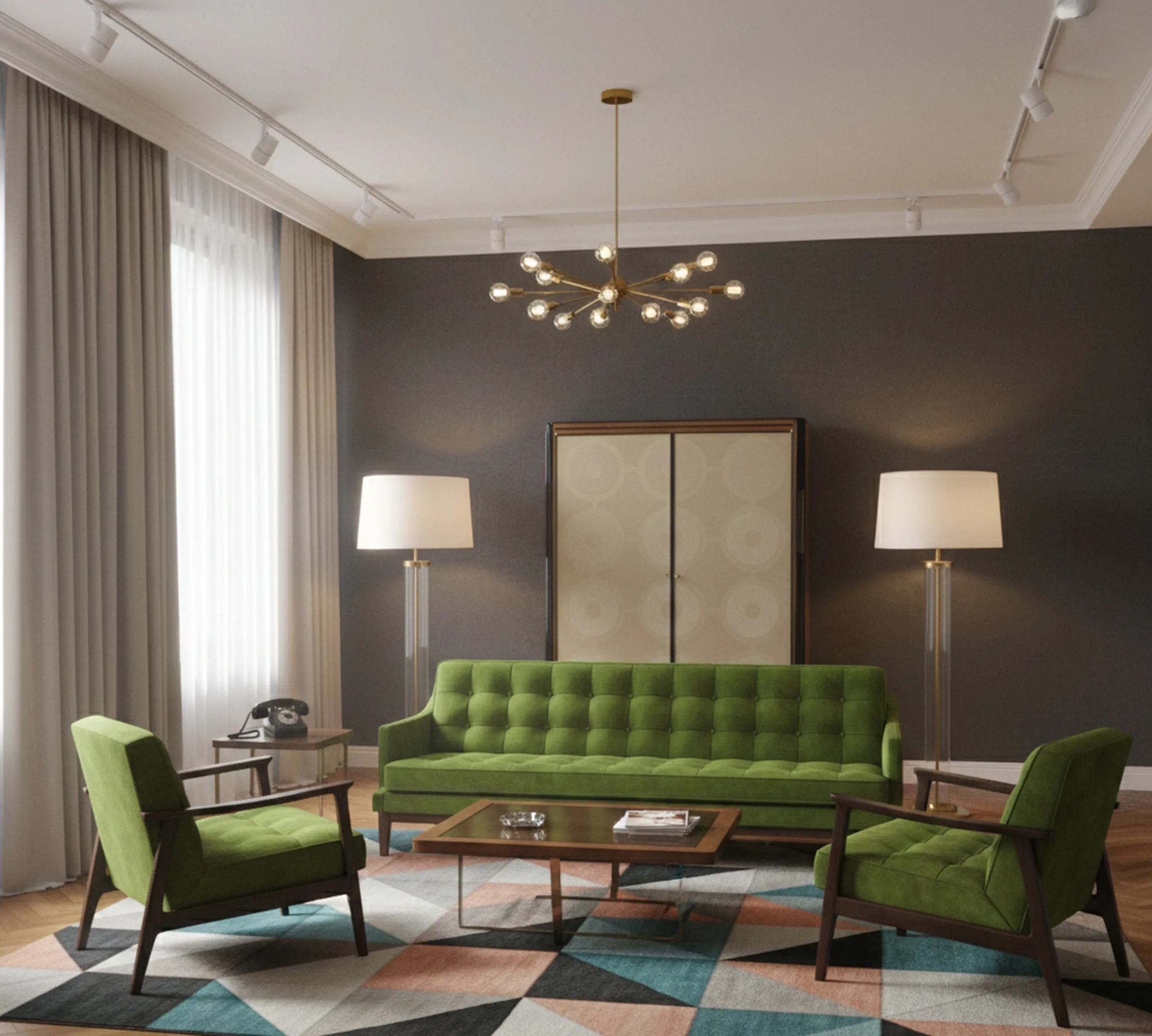 مكتبة قديمة مع تفاصيل زينة في بيئة مريحة.