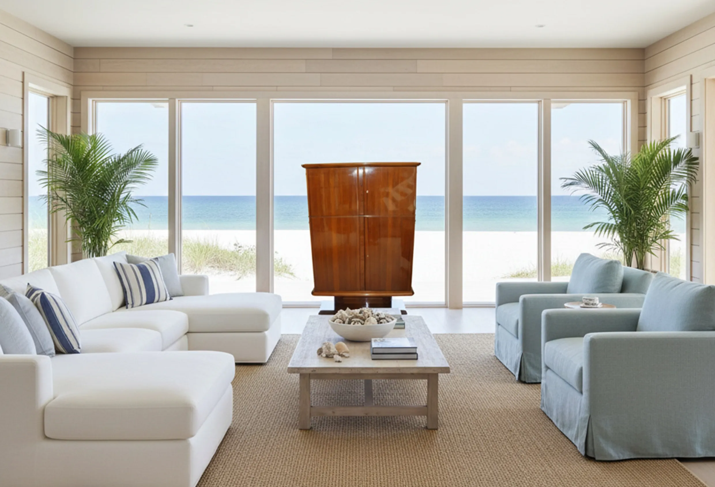 bar ancien dans un cadre lumineux au bord de la mer