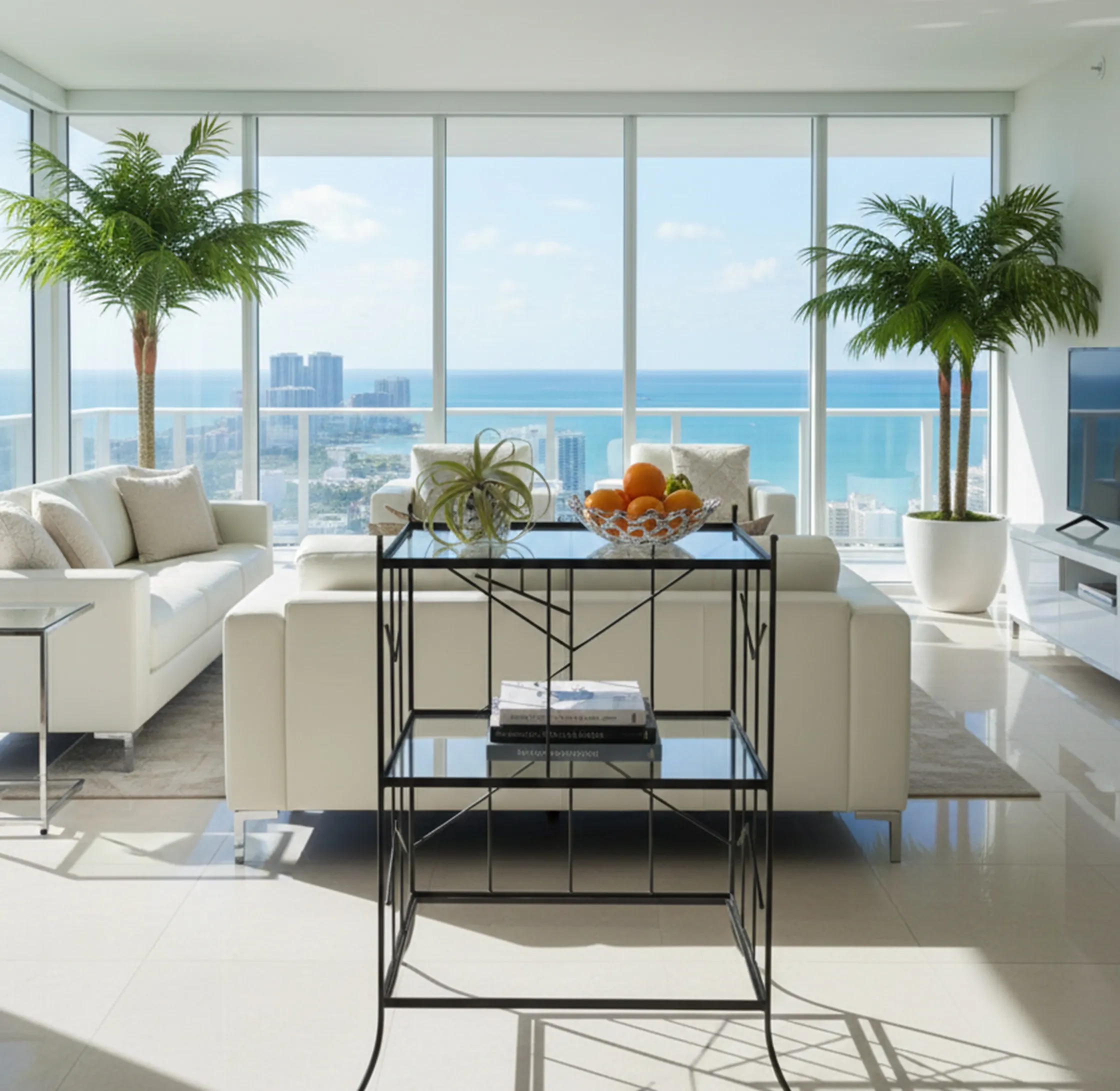 पुरानी सफेद किताबों की अलमारी जिसमें किताबें और सजावट