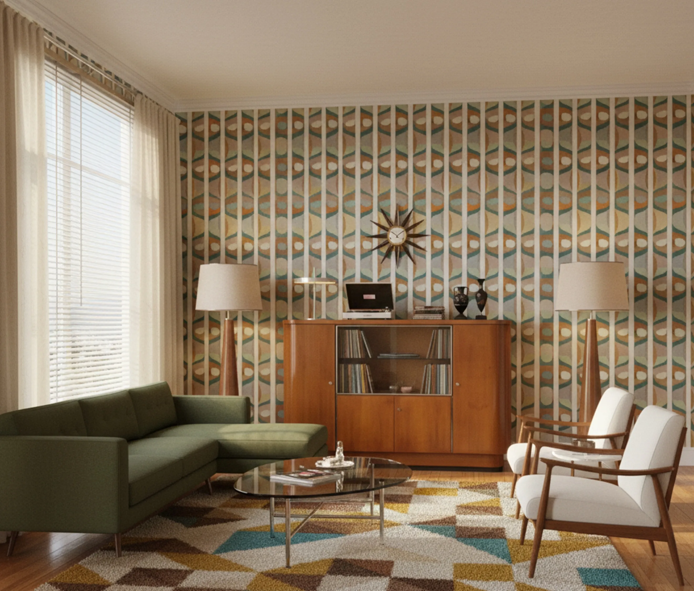 meuble à cocktail ancien avec un design élégant dans un cadre accueillant