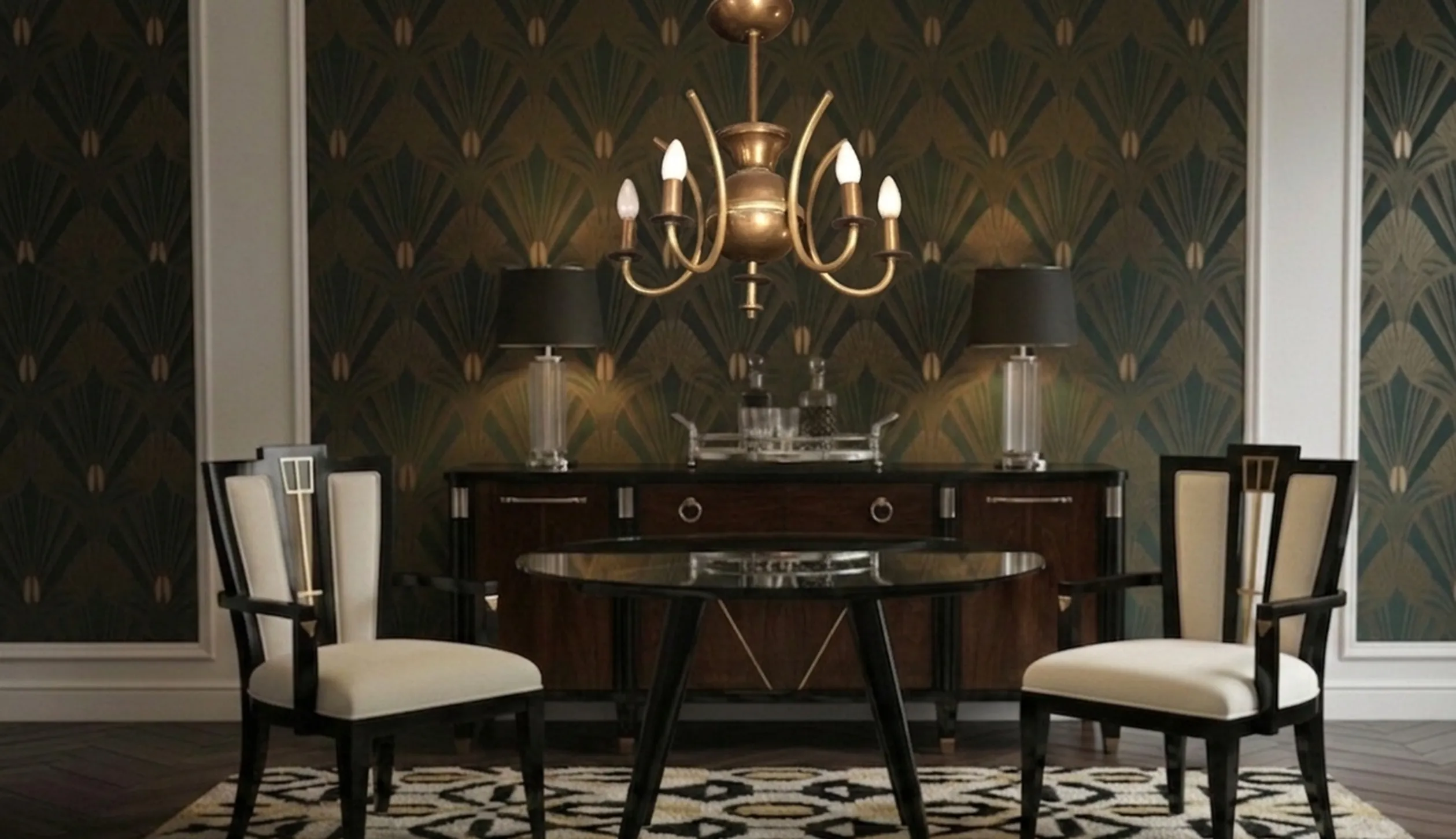 Antique hanging lamp with elegant design in a cozy setting.