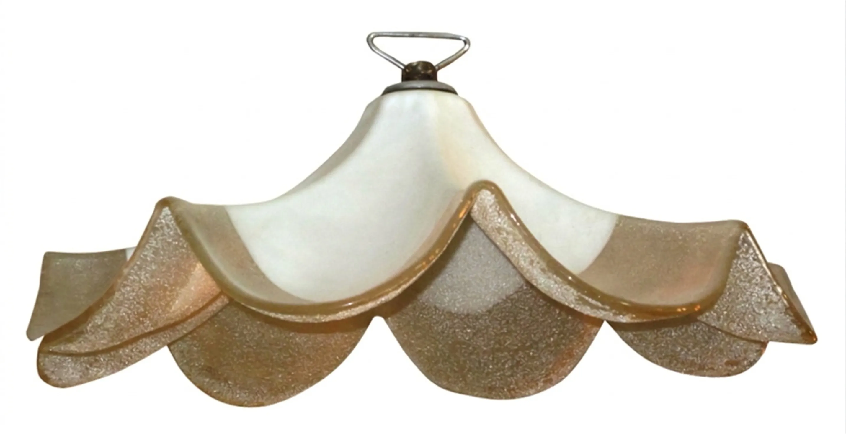 Lampada a sospensione antica con un bel design chiaro