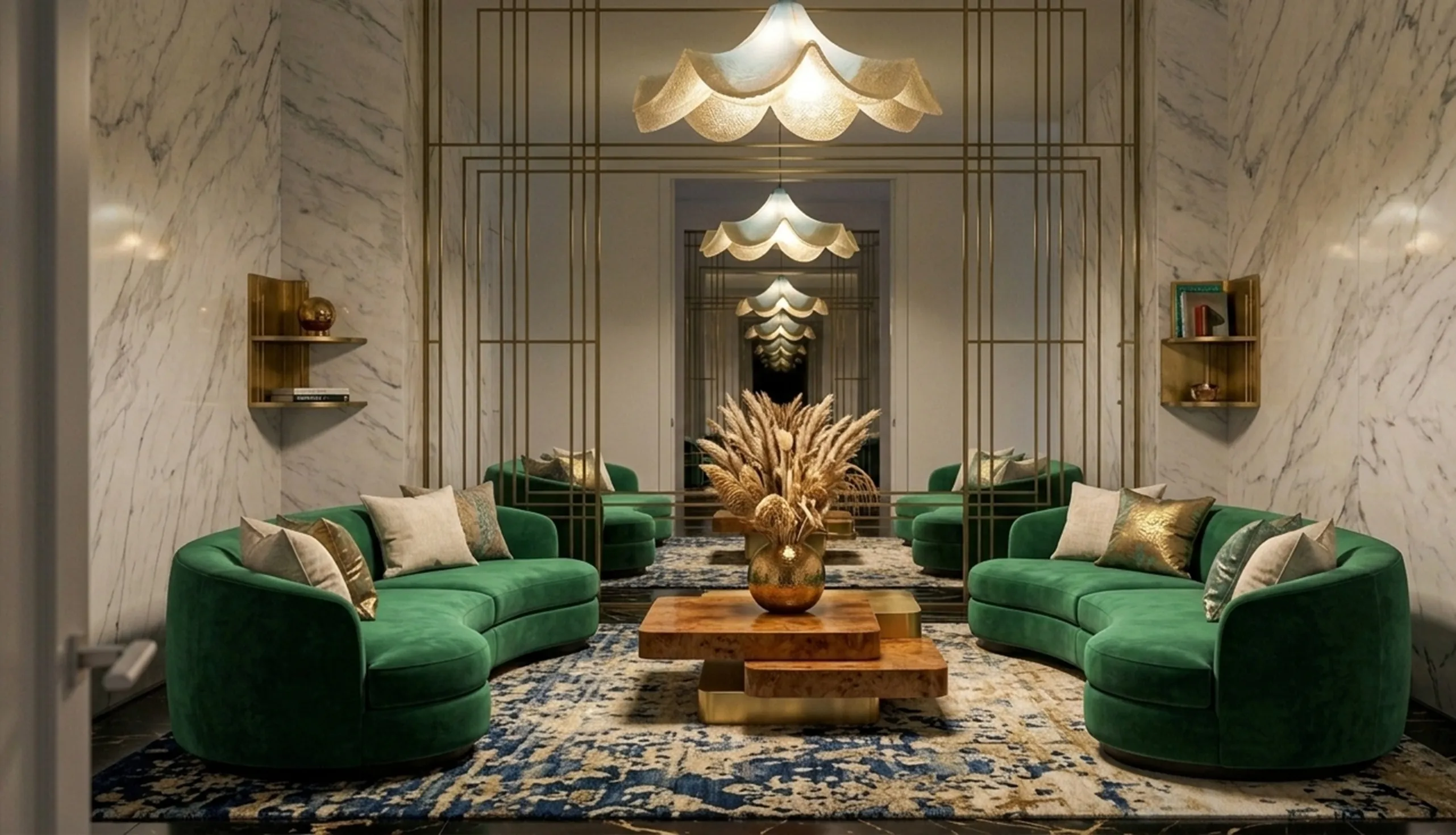 古いハンギングランプ柔らかな光と居心地の良い空間