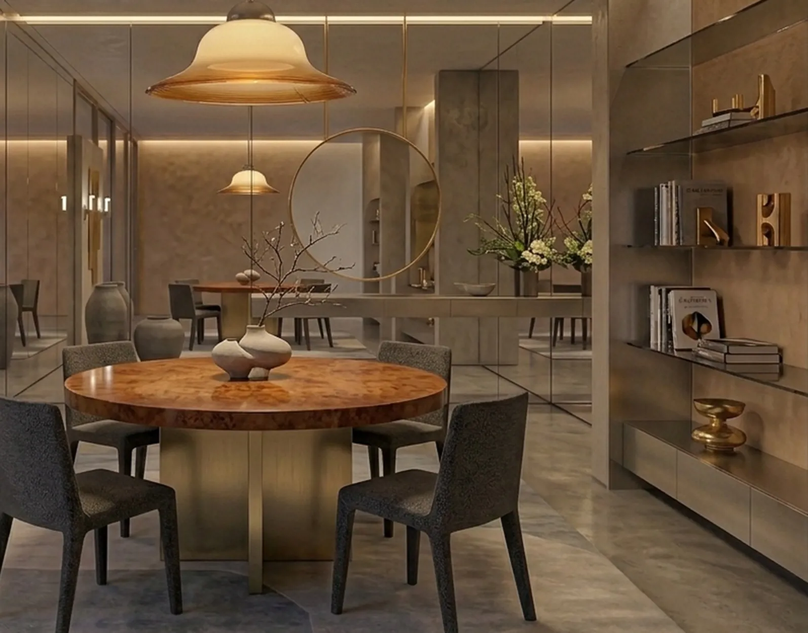 Lâmpada de teto antiga com design decorativo em um ambiente moderno.