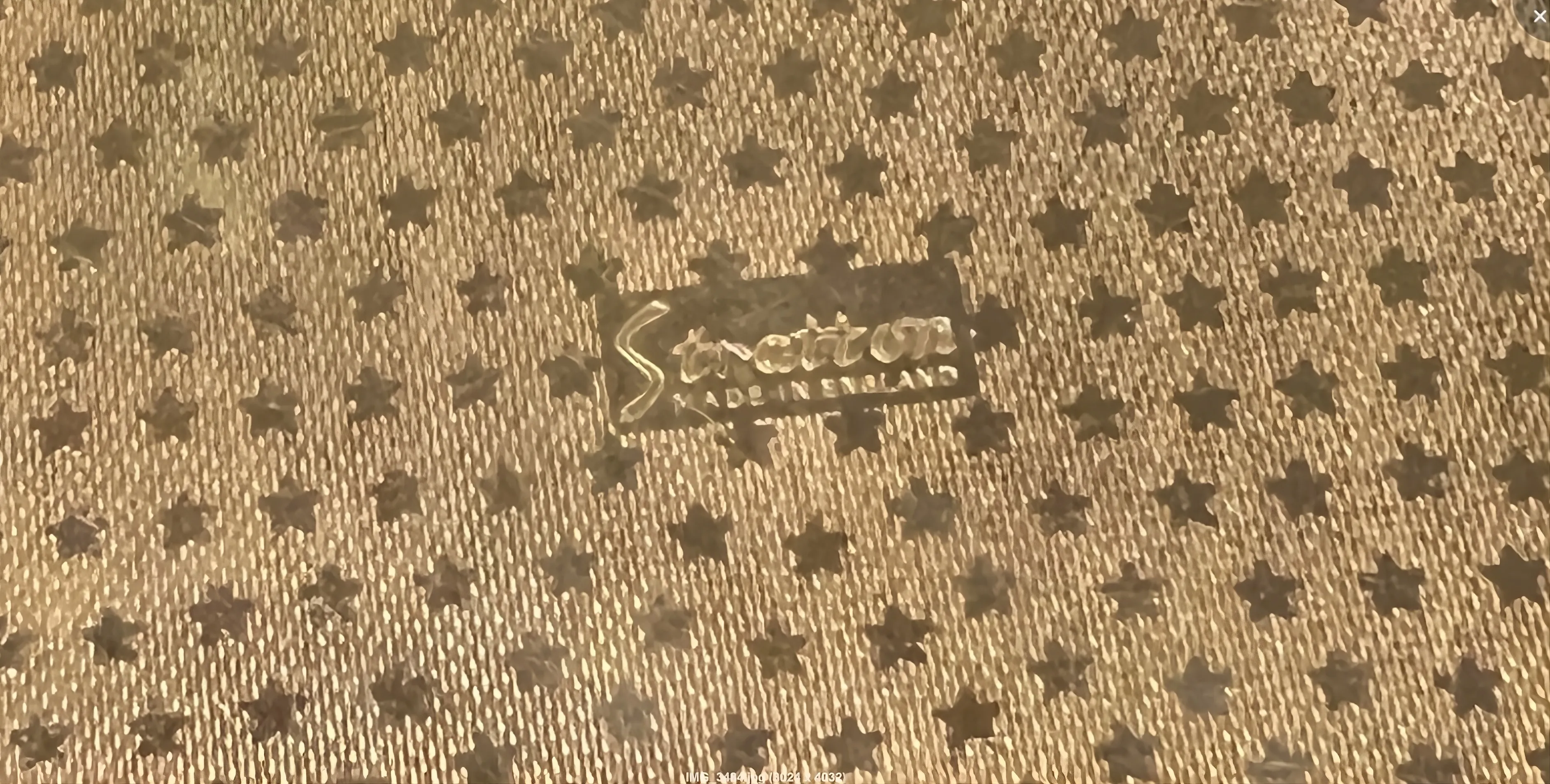 compatti antico con stelle e logo stratton