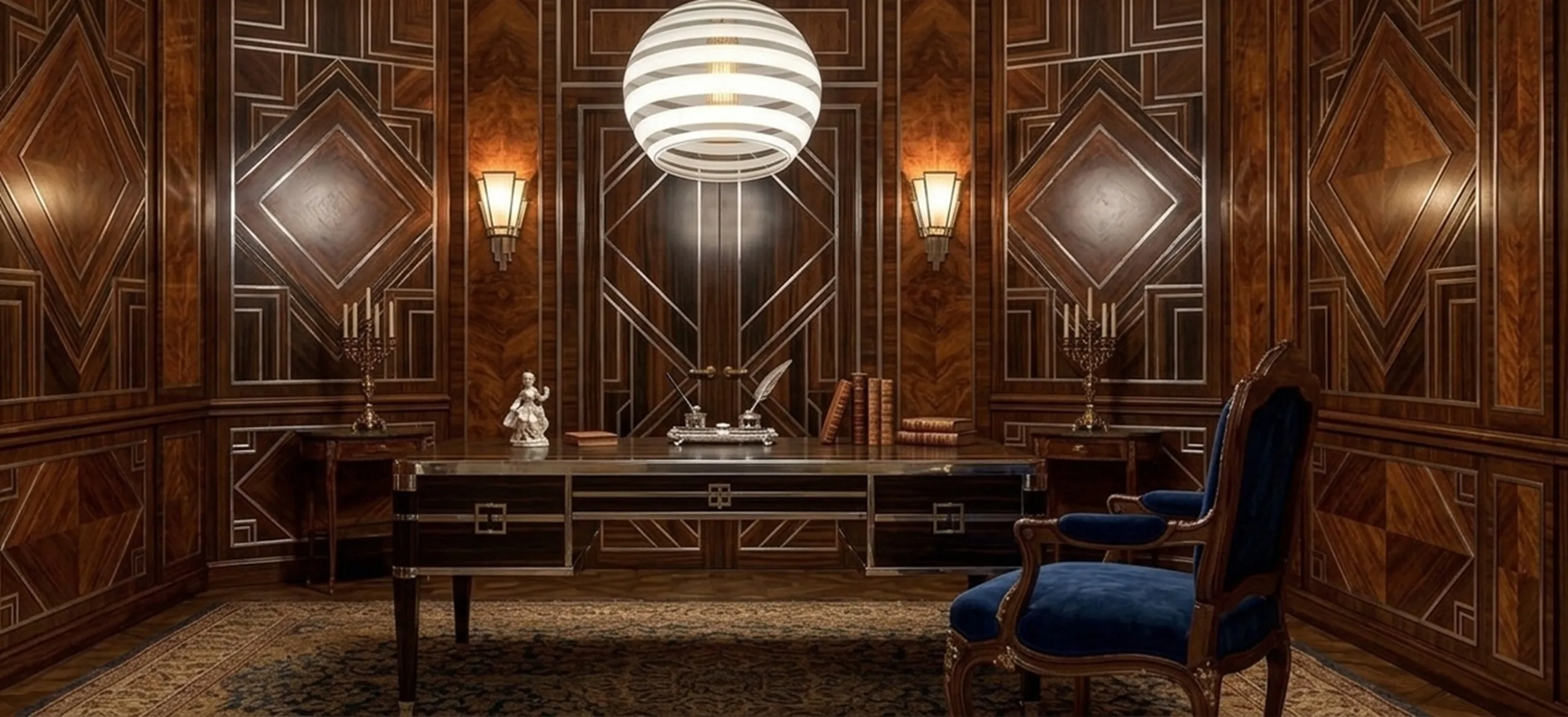 lâmpada de teto antiga de paolo venini, design atraente em um ambiente elegante