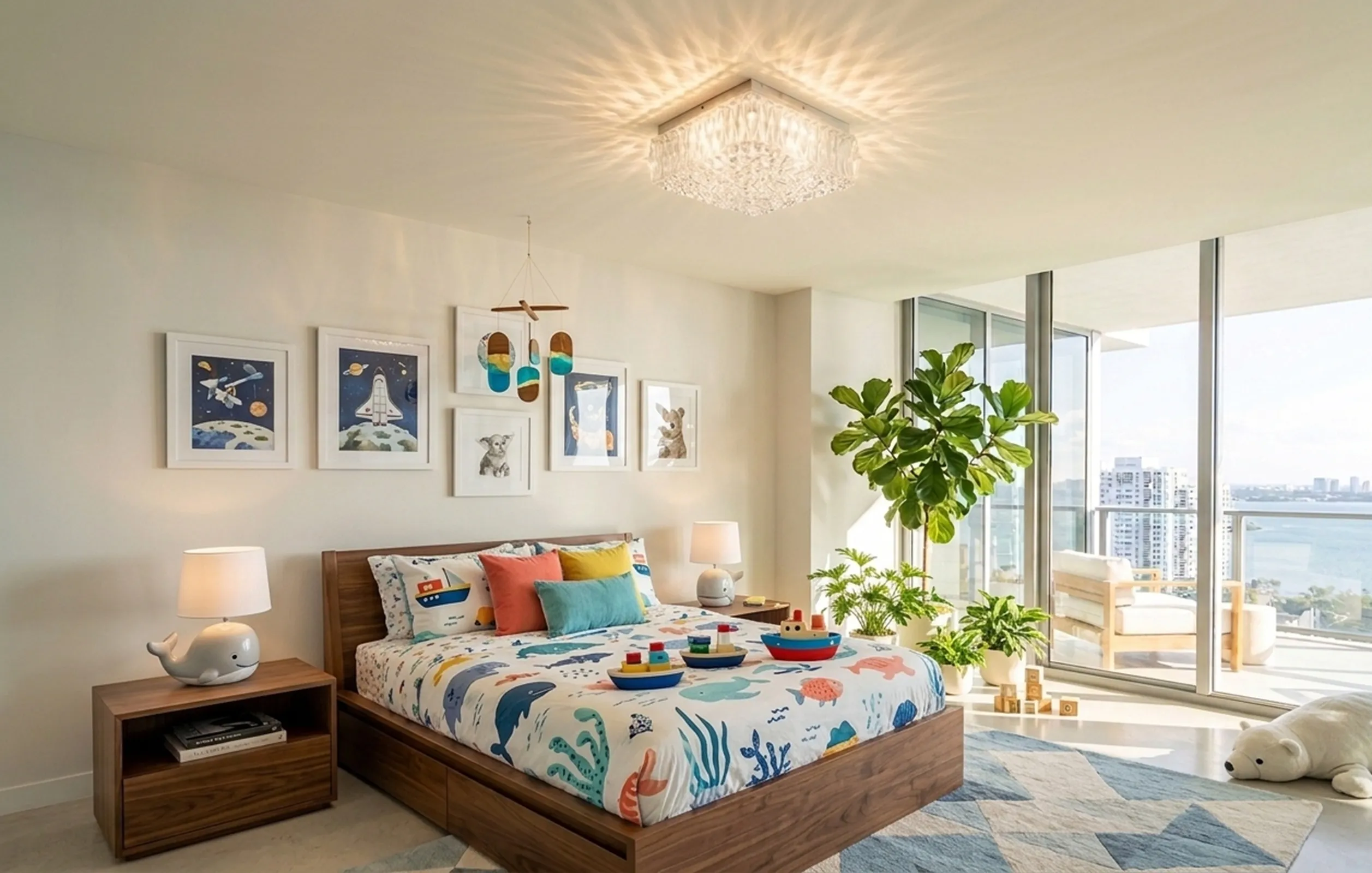 plafón antiguo en una habitación luminosa, iluminación suave, ambiente acogedor