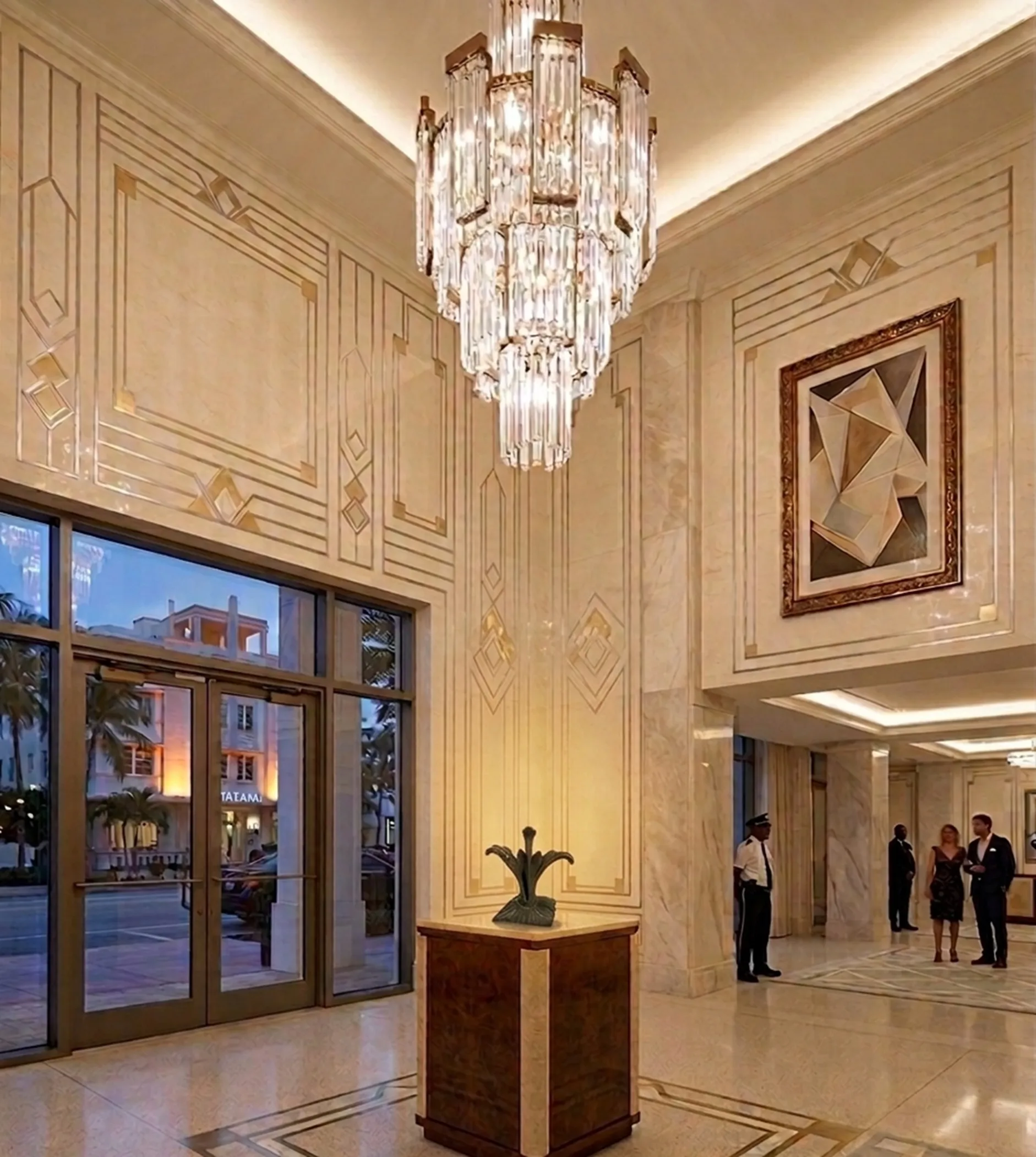 lampada da tavolo antica con base decorativa in uno spazio elegante