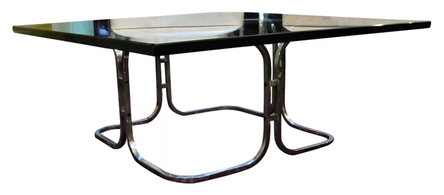 antique coffee table with elegant legs in a cozy setting