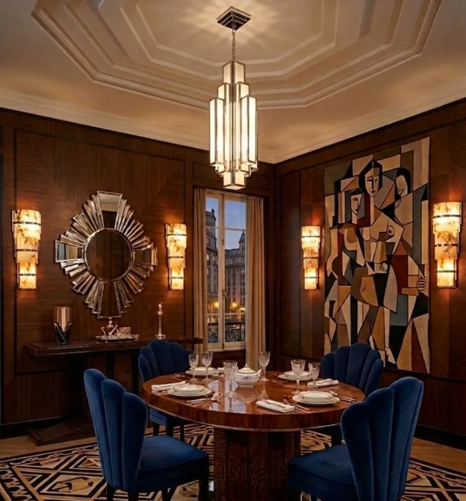 consola decorativa antica in un ambiente elegante