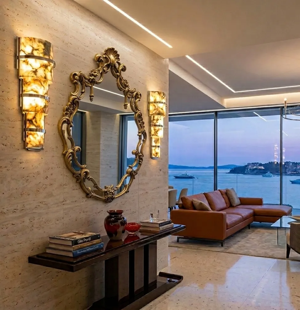 Dresuar antico decorativo in un ambiente elegante