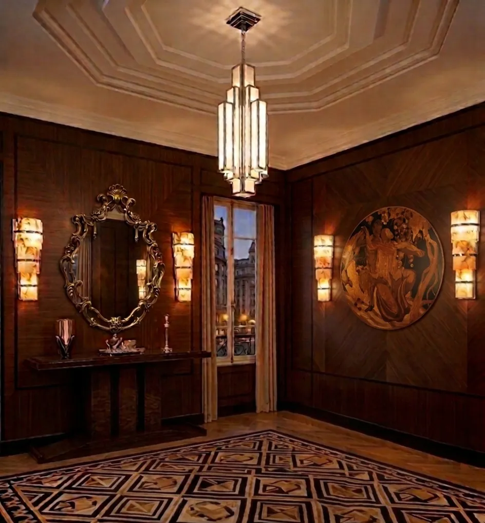 consola antigua elegante en una habitación