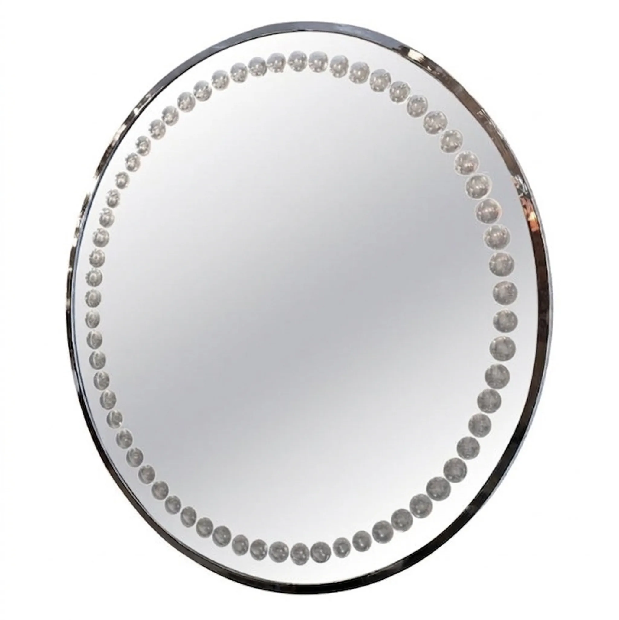 miroir rond antique avec des détails décoratifs
