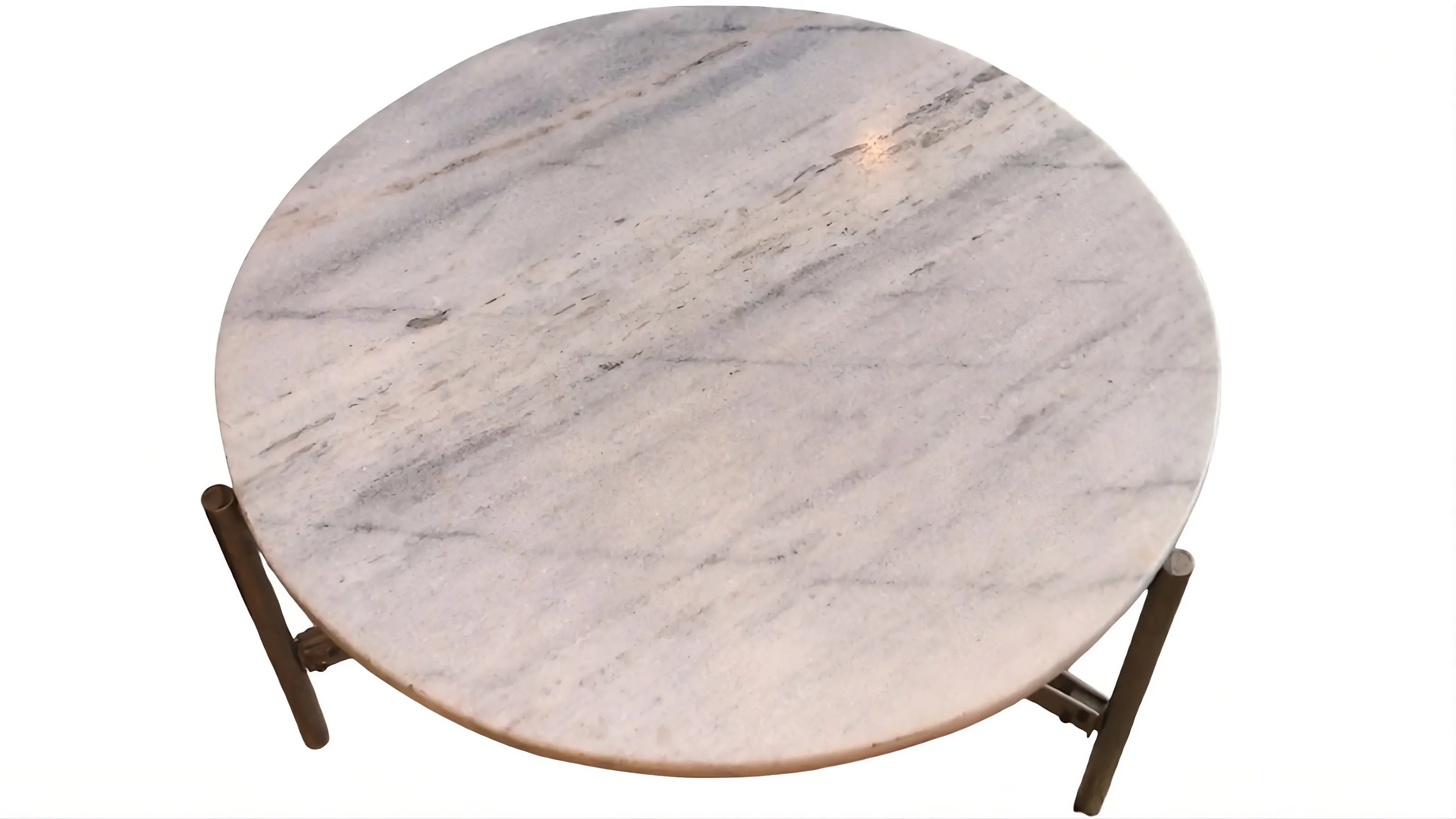 table basse antique ronde avec pieds élégants, ambiance chaleureuse