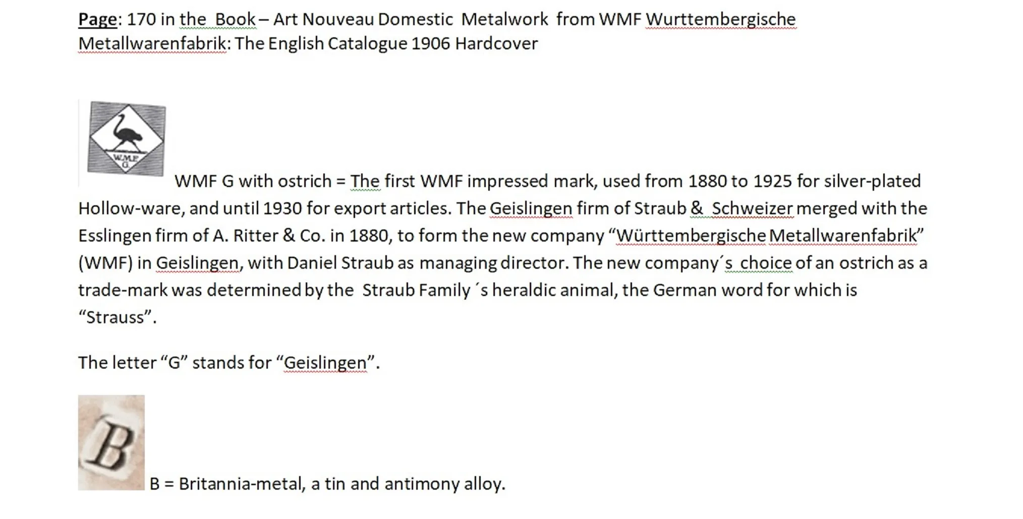 antikes Kartenfach WMF mit eleganten Details, auf einer Holzoberfläche.