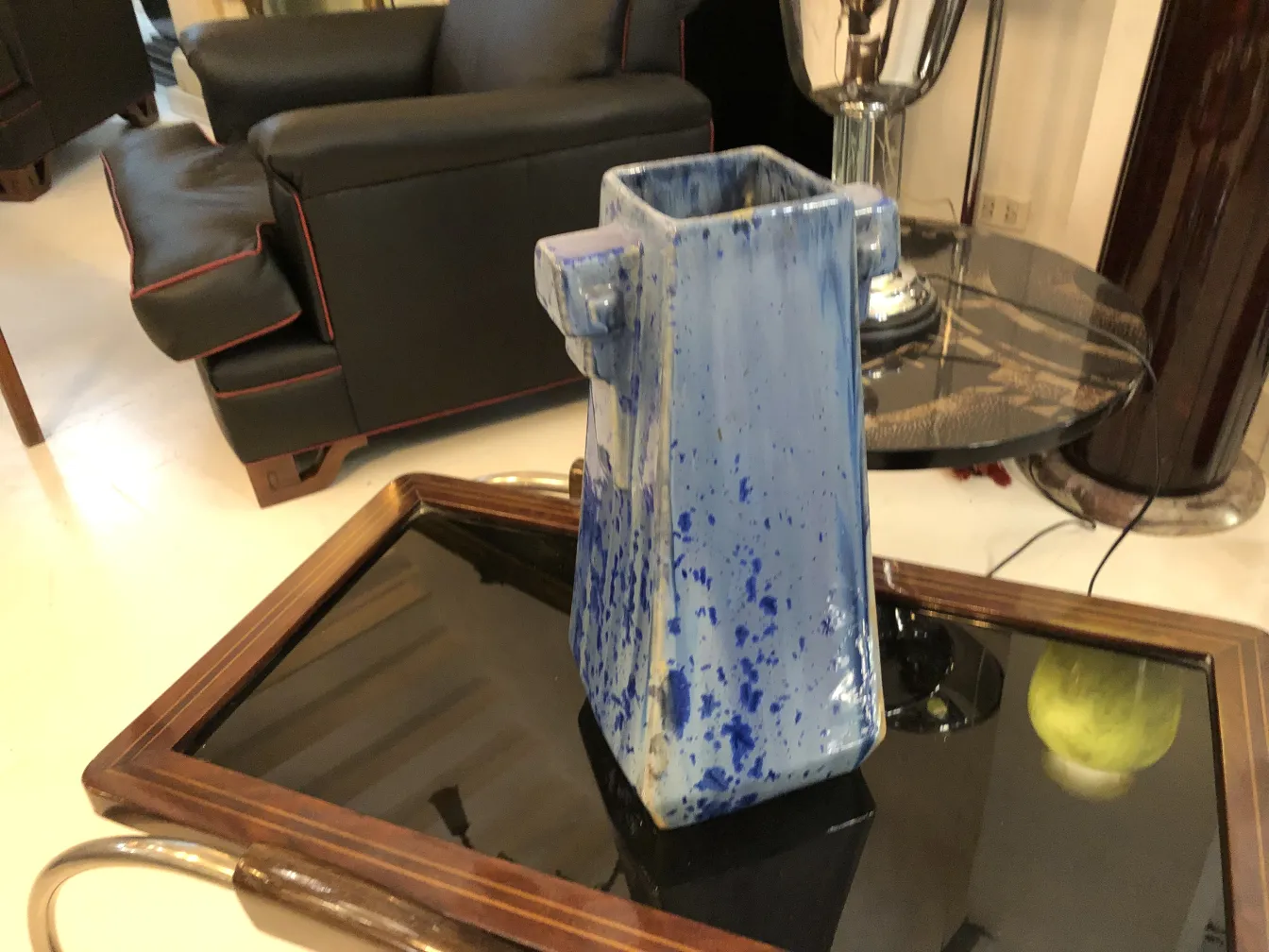 独特设计的Pierrefonds古董陶瓷花瓶