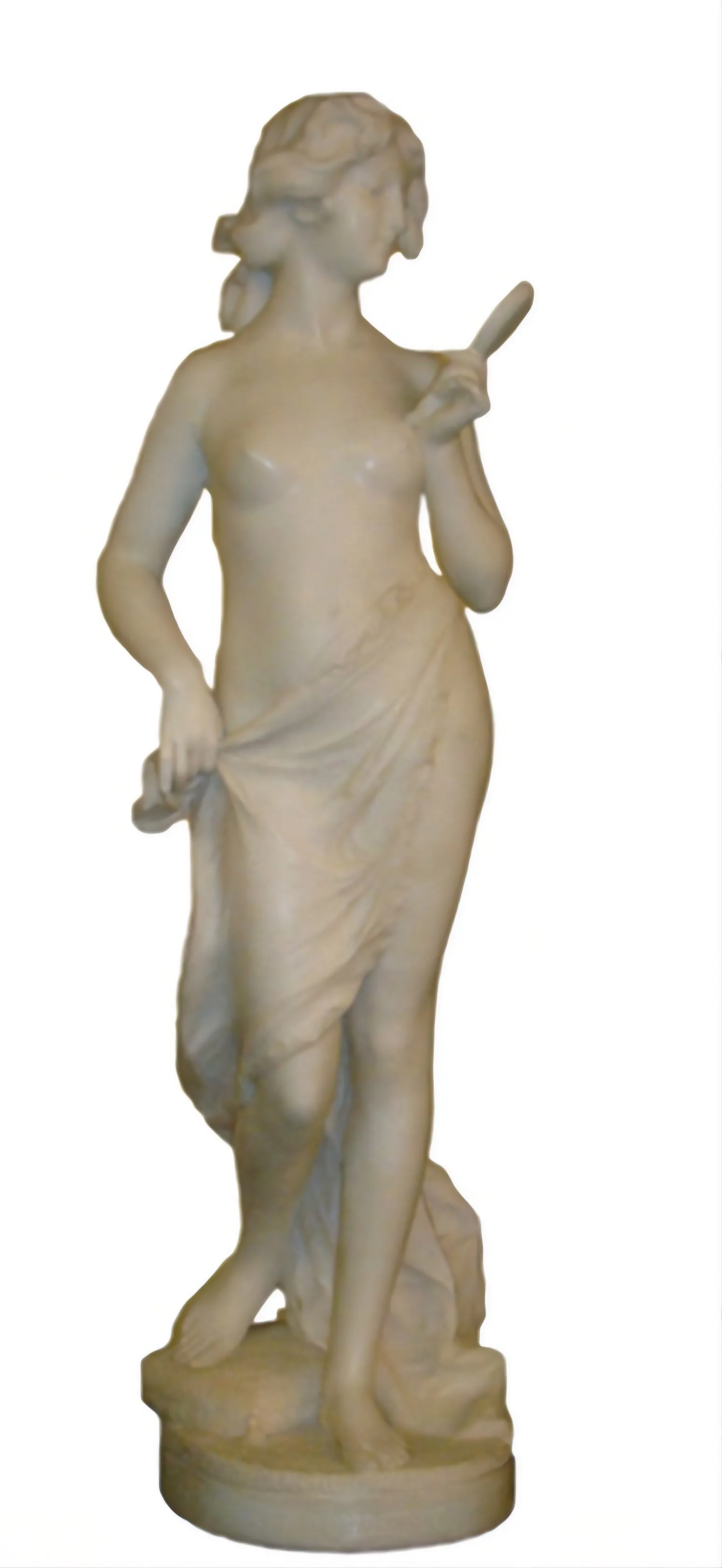 древняя скульптура женской фигуры со зеркалом Galleria Lapini Florenz