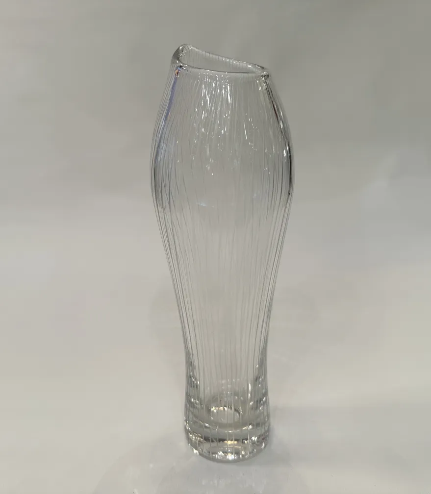 elegantes antikes signiertes glas von tapio wirkkala in stilvoller form