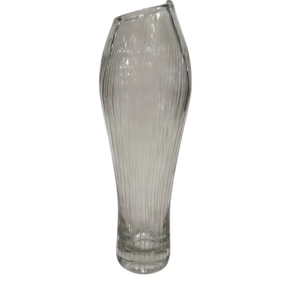 elegantes antikes signiertes glas von tapio wirkkala in stilvoller form