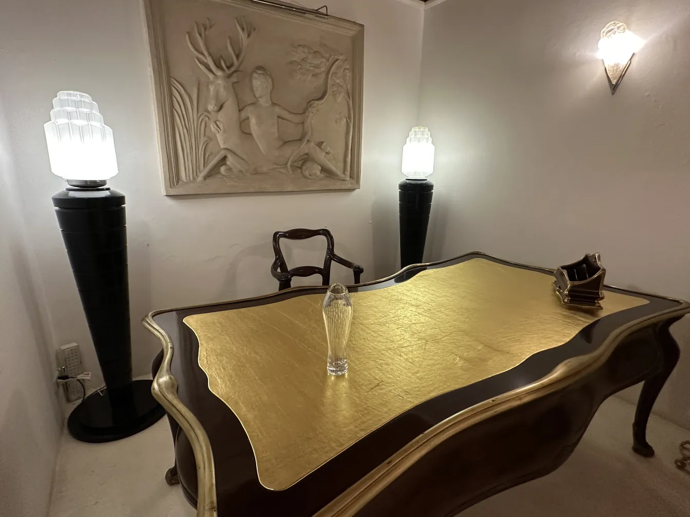 elegant antique signed glass by tapio wirkkala in a stylish shape