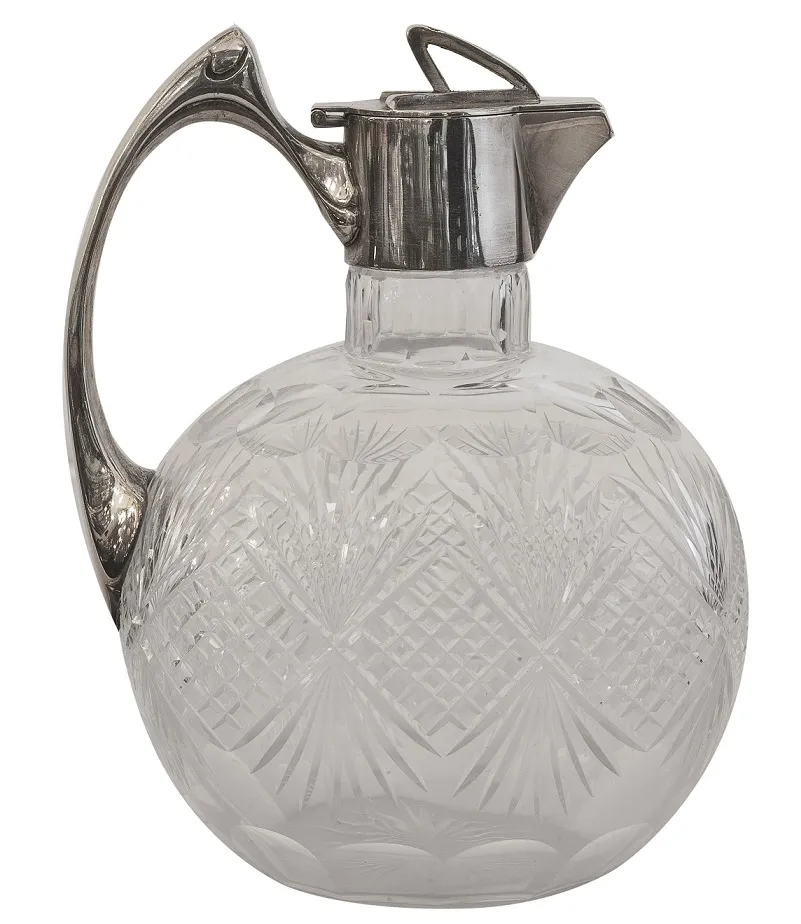 two elegant antique WMF jars in a classic setting