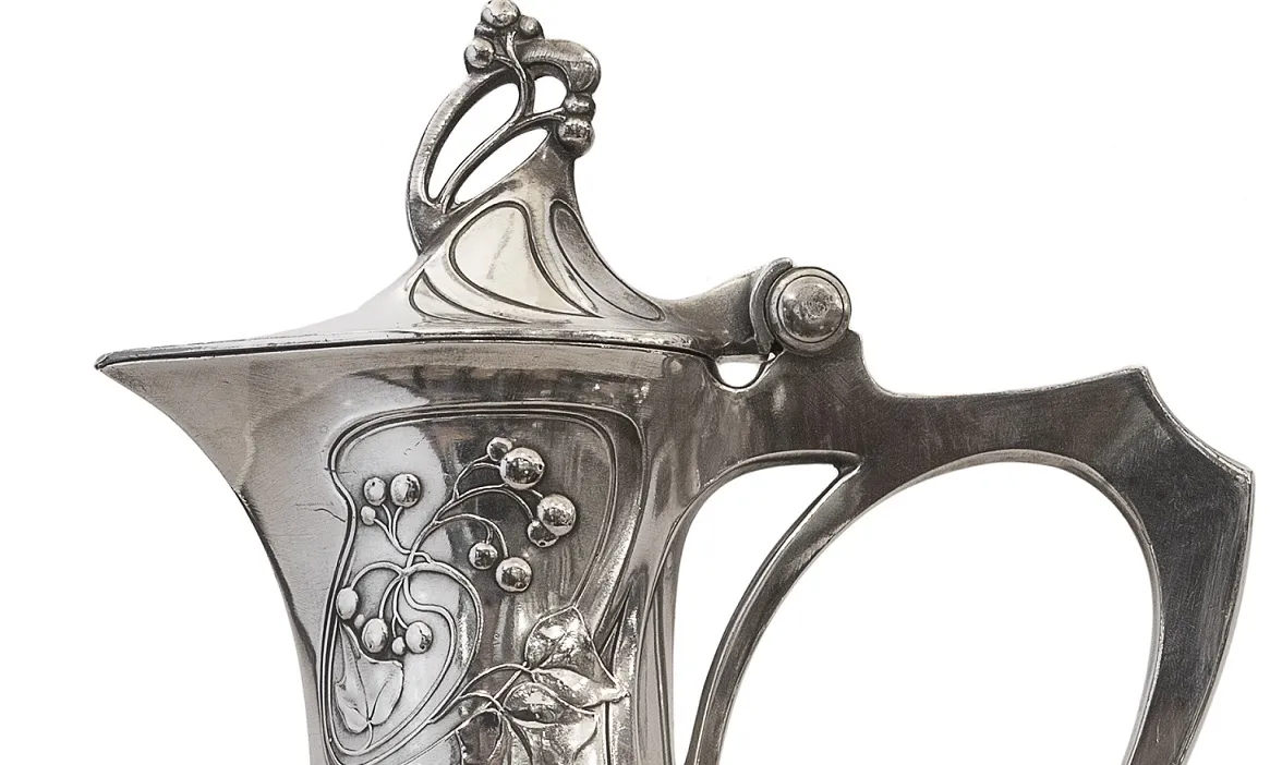 antique jugs WMF in various shapes and sizes