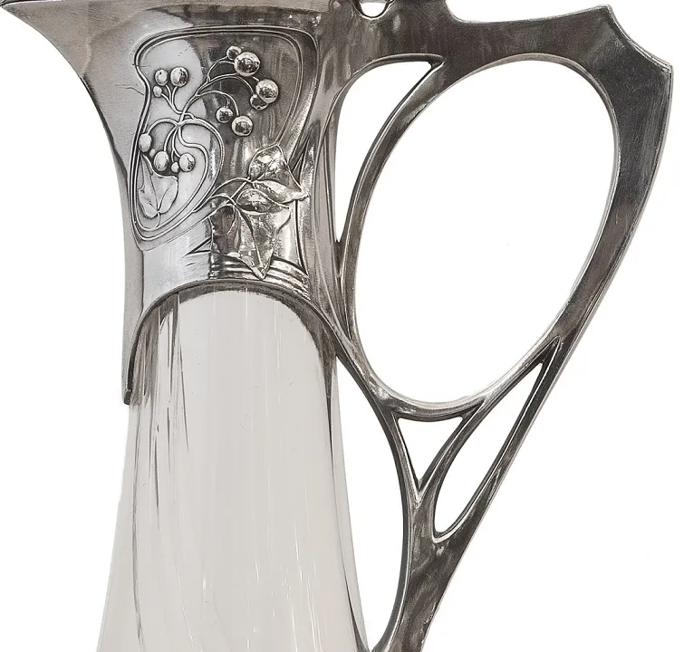 antique jugs WMF in various shapes and sizes